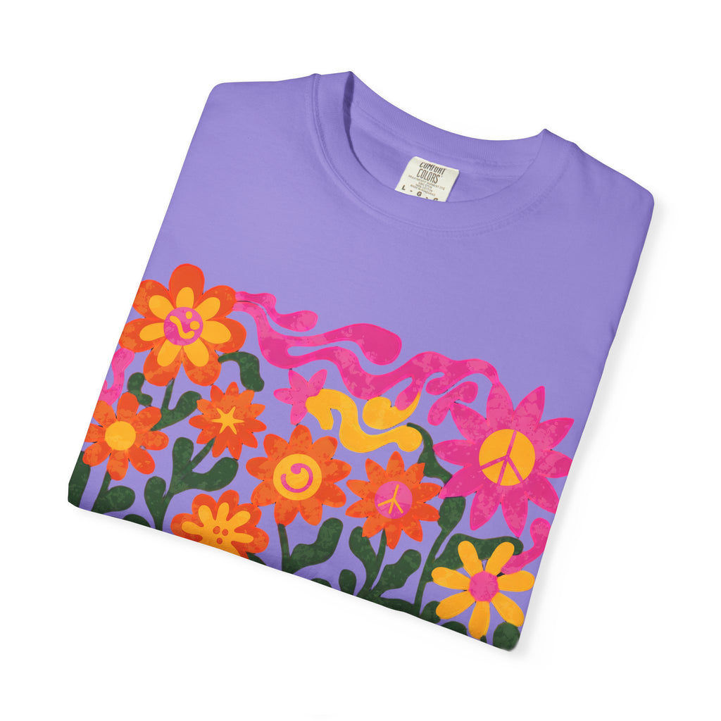 Groovy Gardener T-Shirt — Retro Flower Garden Graphic Tee