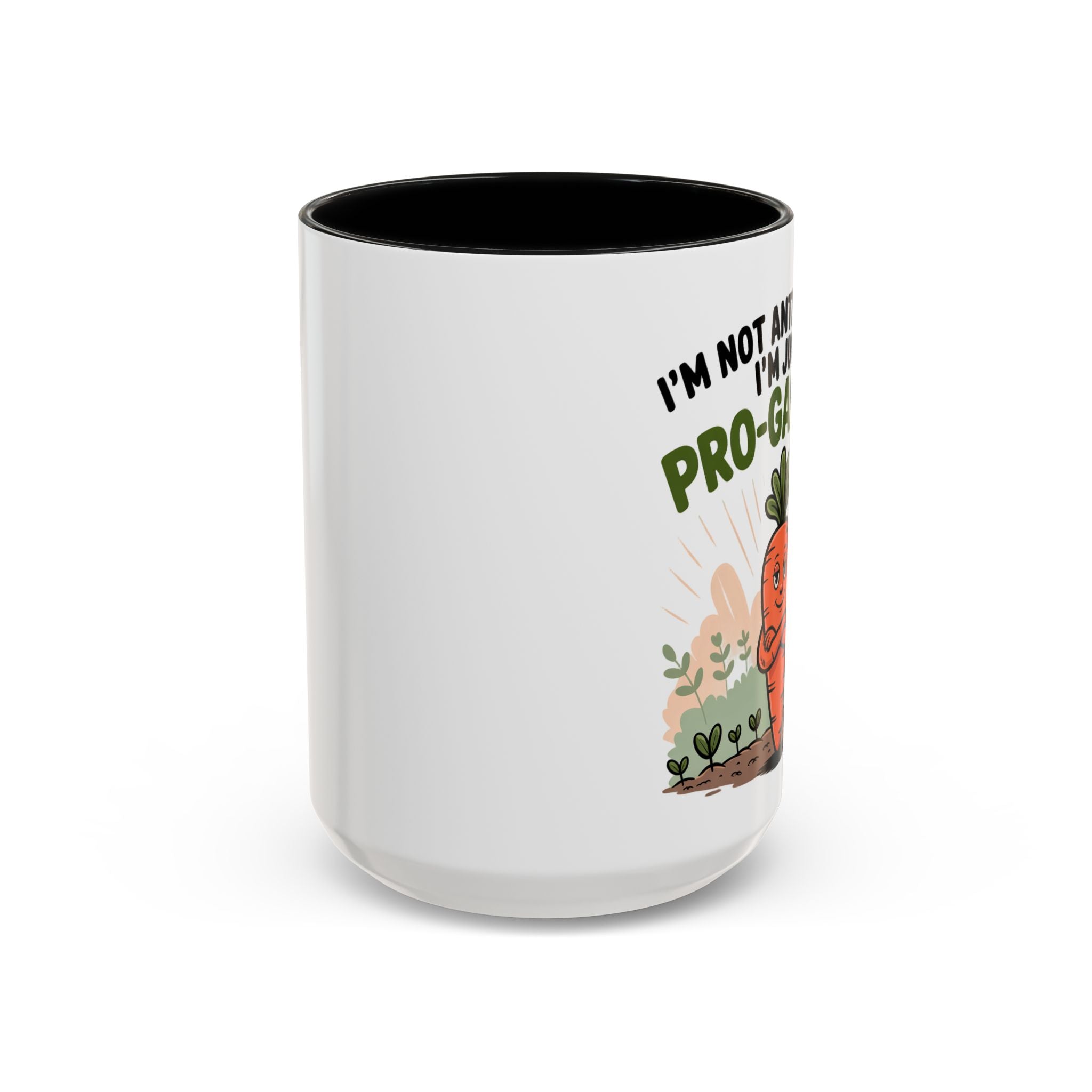 Pro-Garden Coffee Mug – "I'm Not Anti-Social; I'm Just Pro-Garden" Accent Mug