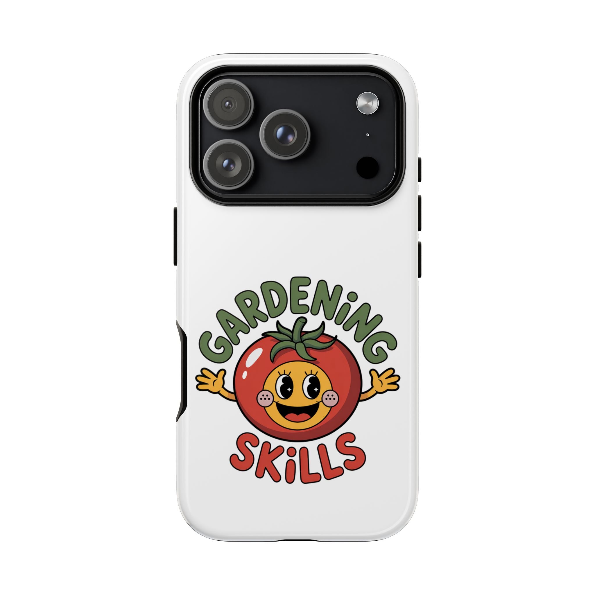 Gardening Skills Phone Case — Cute Tomato Plant Lover Protective Cover