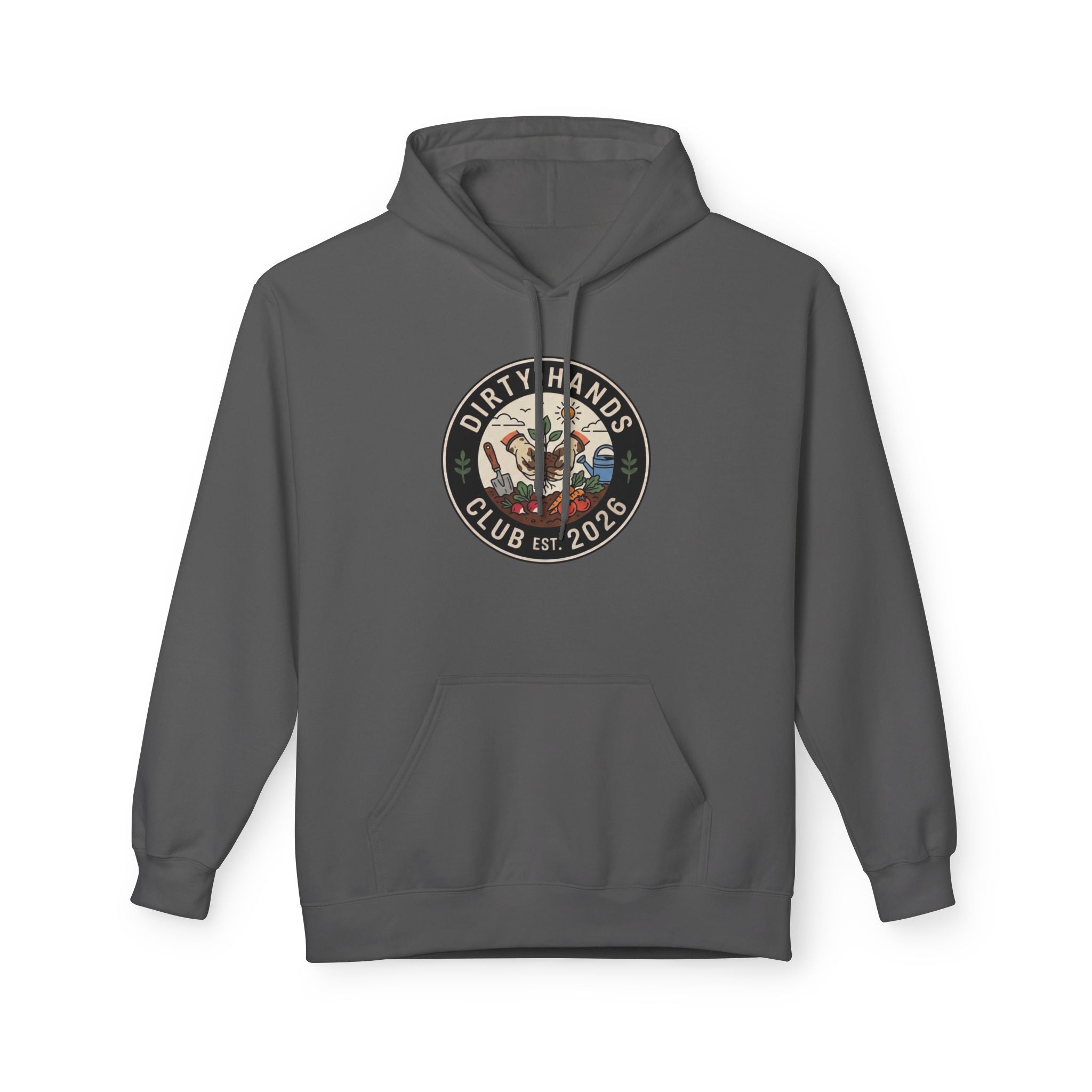 Dirty Hands Club Hoodie — Vintage Mechanic Logo Pullover