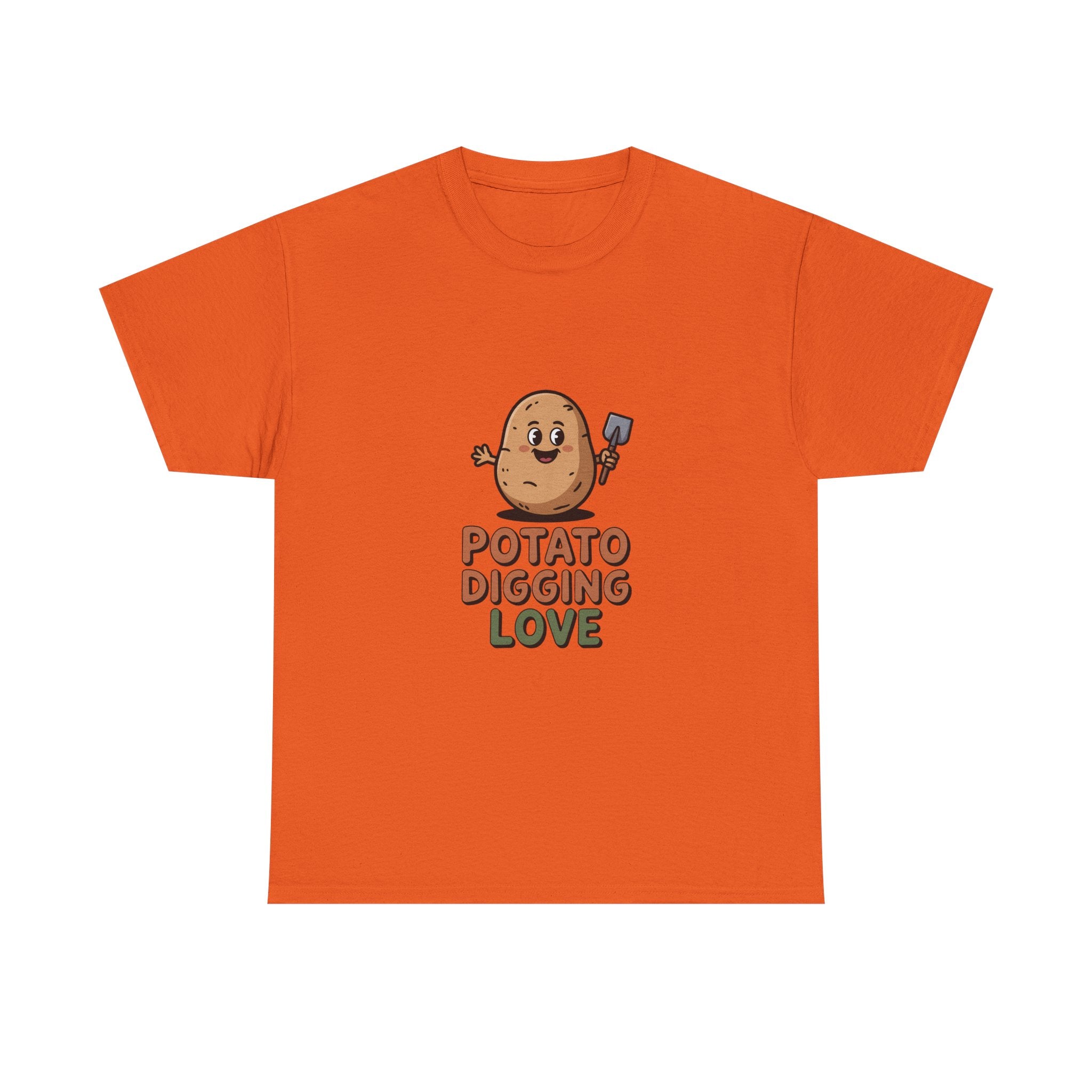 T-Shirt — "Potato Digging Love" Cute Gardening Veggie Tee