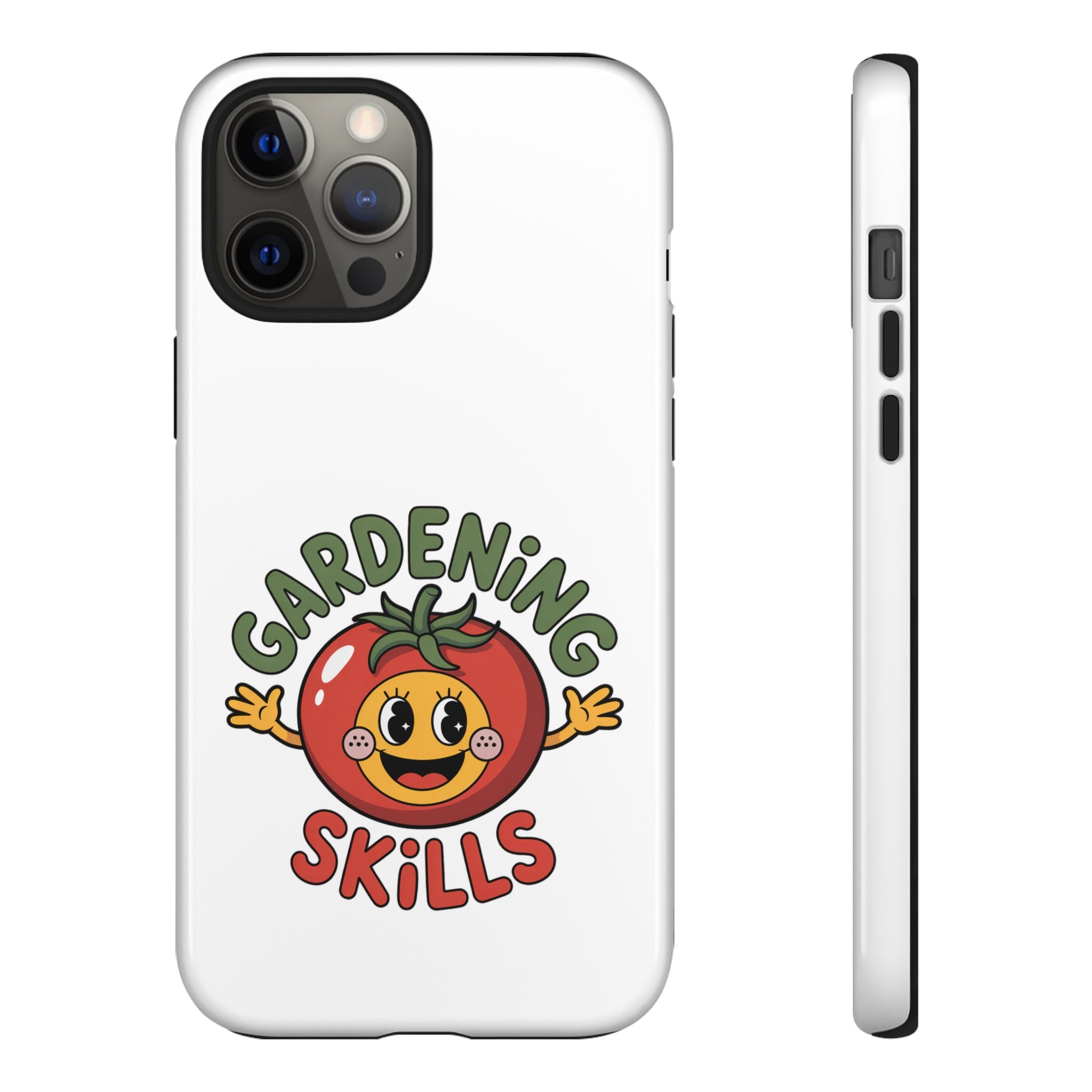 Gardening Skills Phone Case — Cute Tomato Plant Lover Protective Cover