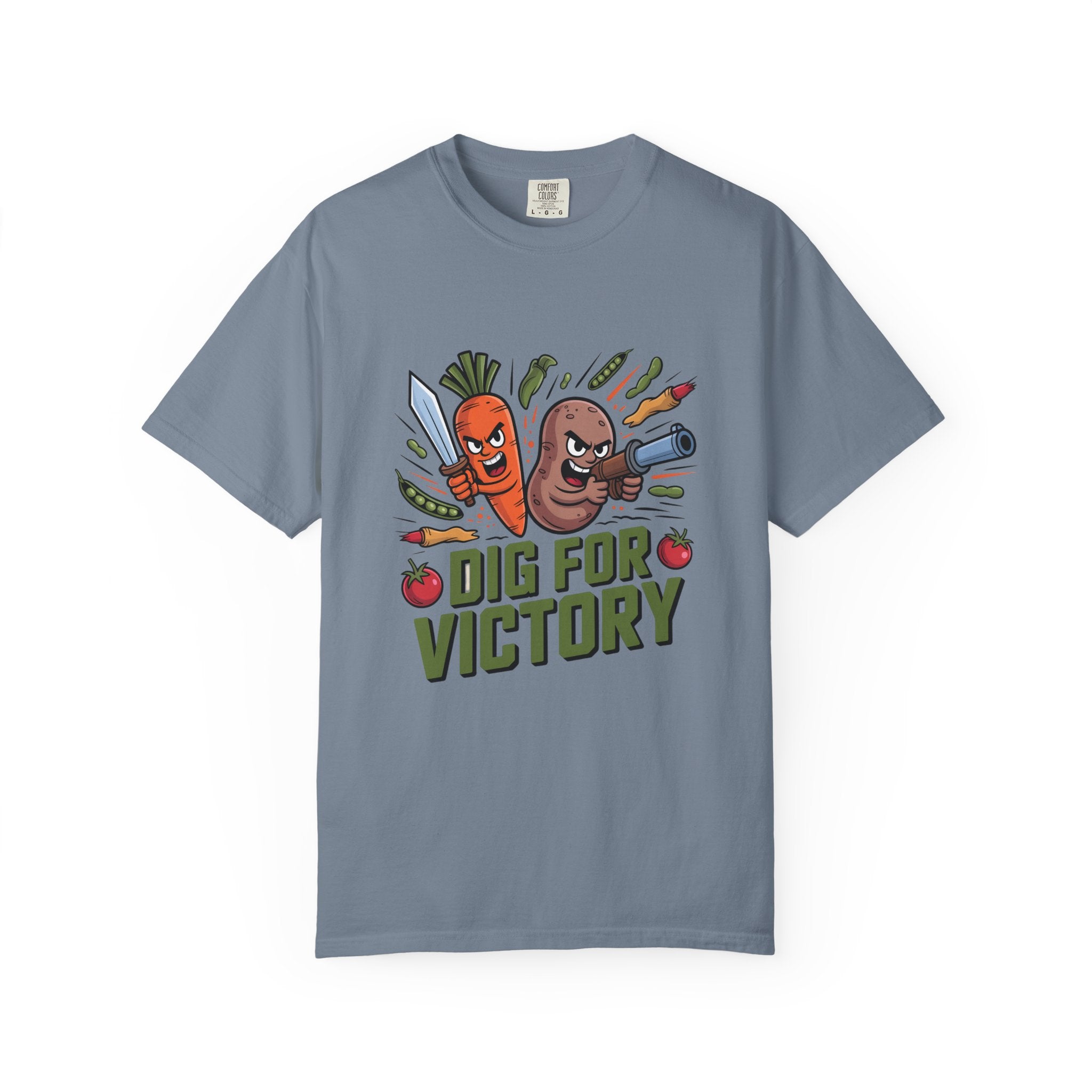 Dig for Victory T-Shirt — Retro Veggie Garden Graphic Tee
