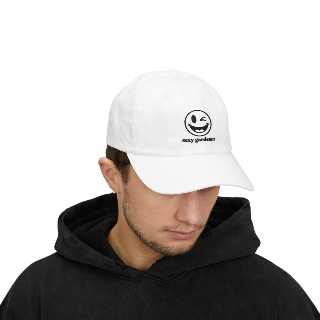 Dad Cap — "Sexy Gardener" Winking Smile Embroidered Hat