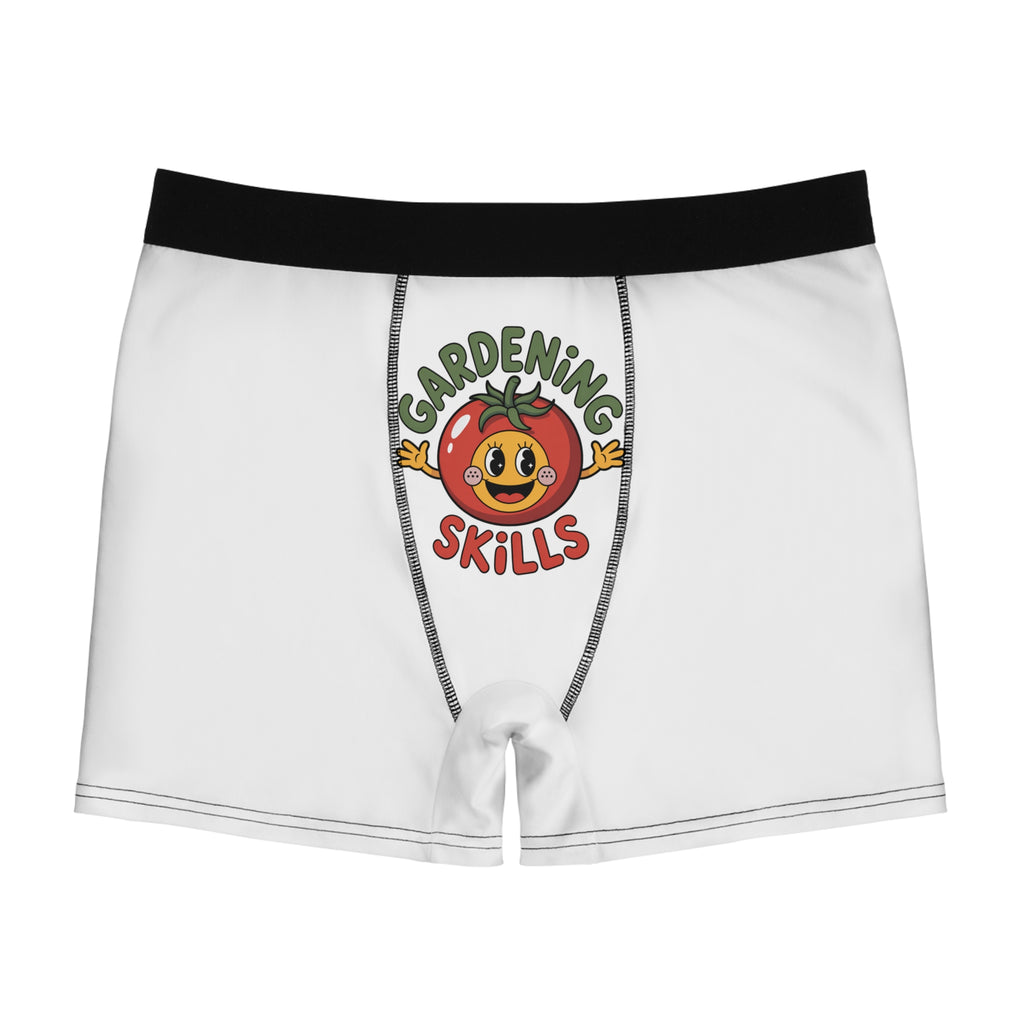 Gardening Skills Boxer Briefs — Cute Tomato Graphic Men’s Underwear
