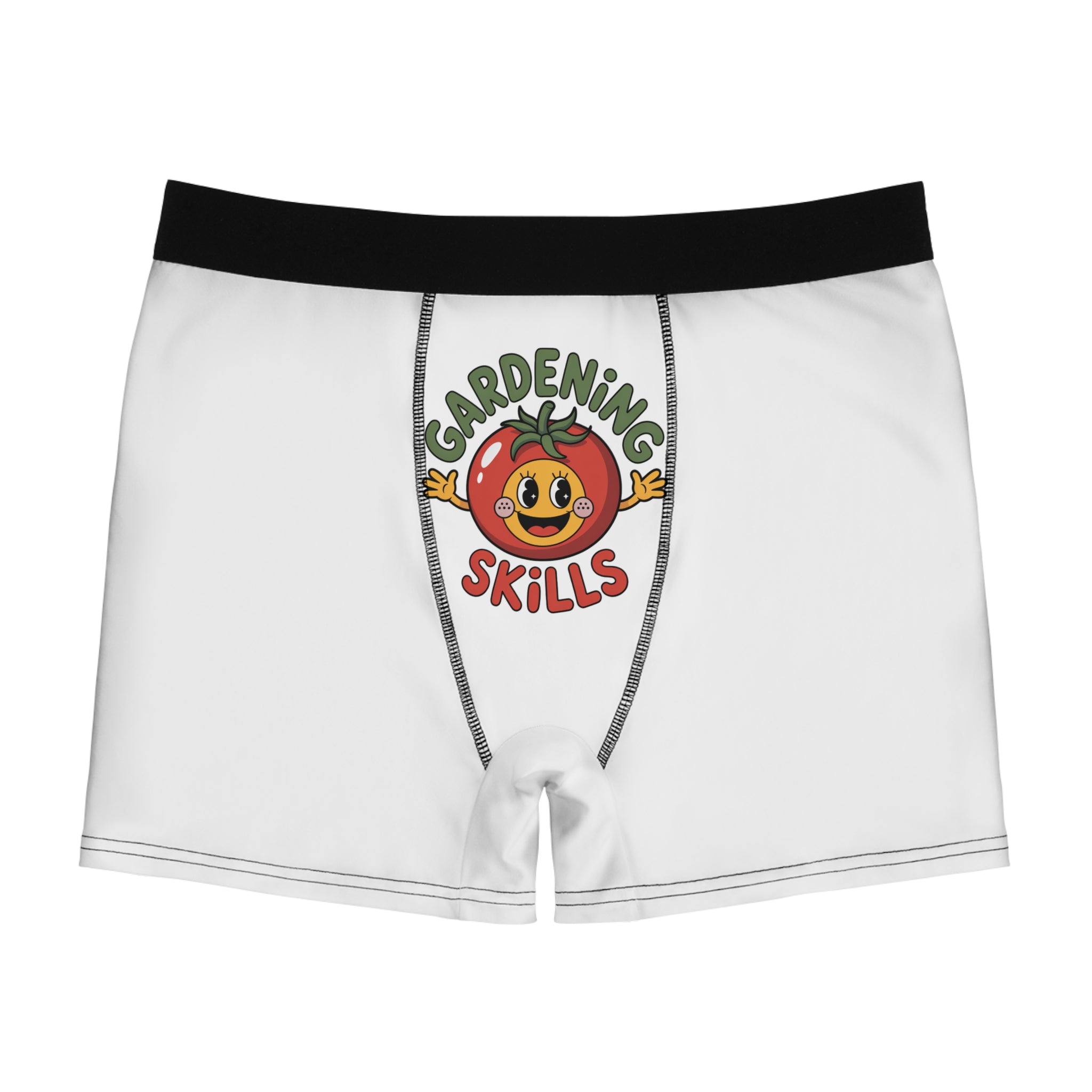 Gardening Skills Boxer Briefs — Cute Tomato Graphic Men’s Underwear