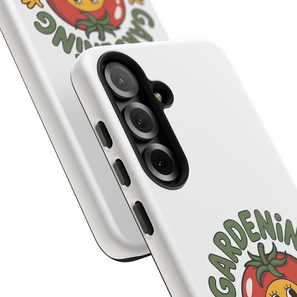 Gardening Skills Phone Case — Cute Tomato Plant Lover Protective Cover