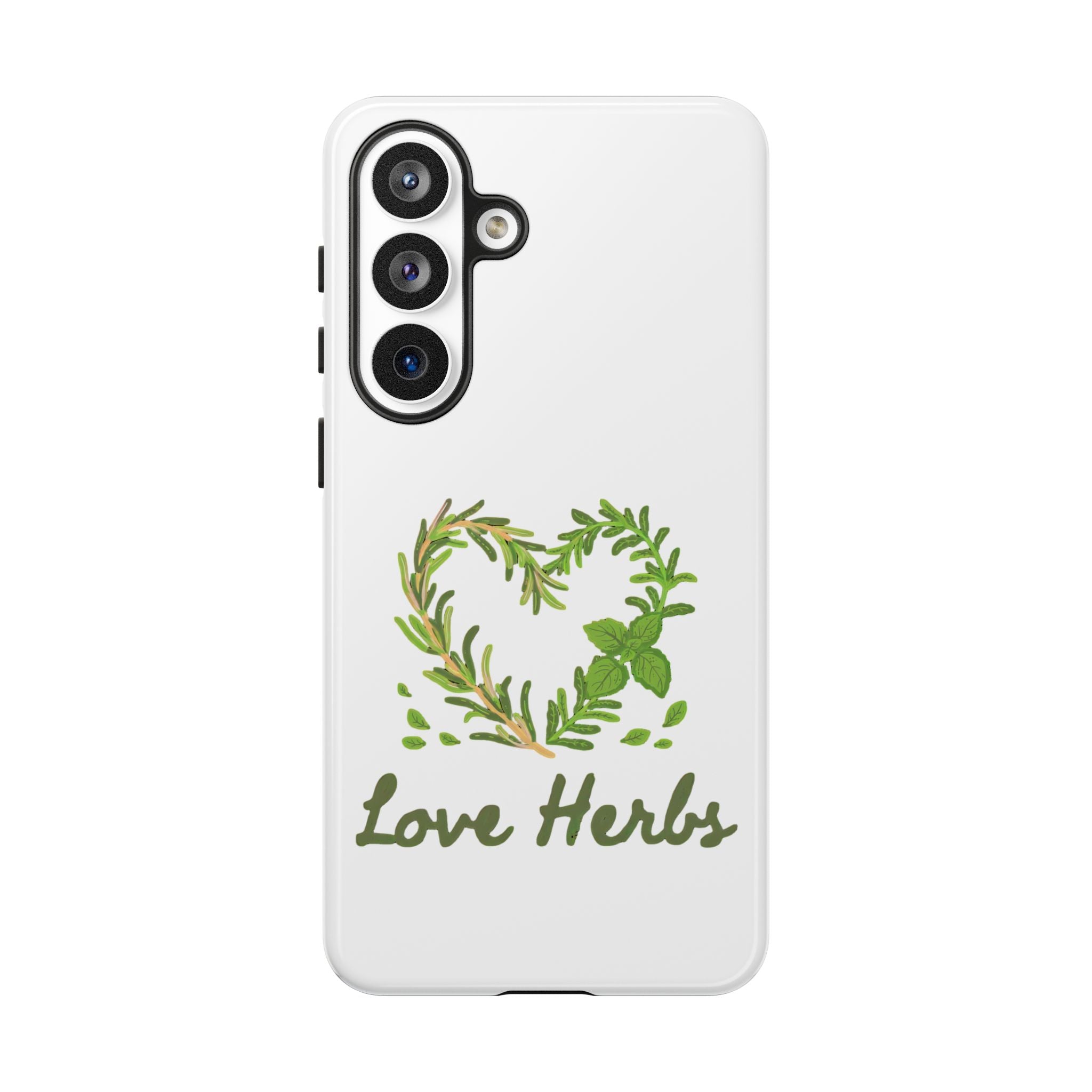 Herb Heart Phone Case - "Love Herbs" Botanical iPhone Cover