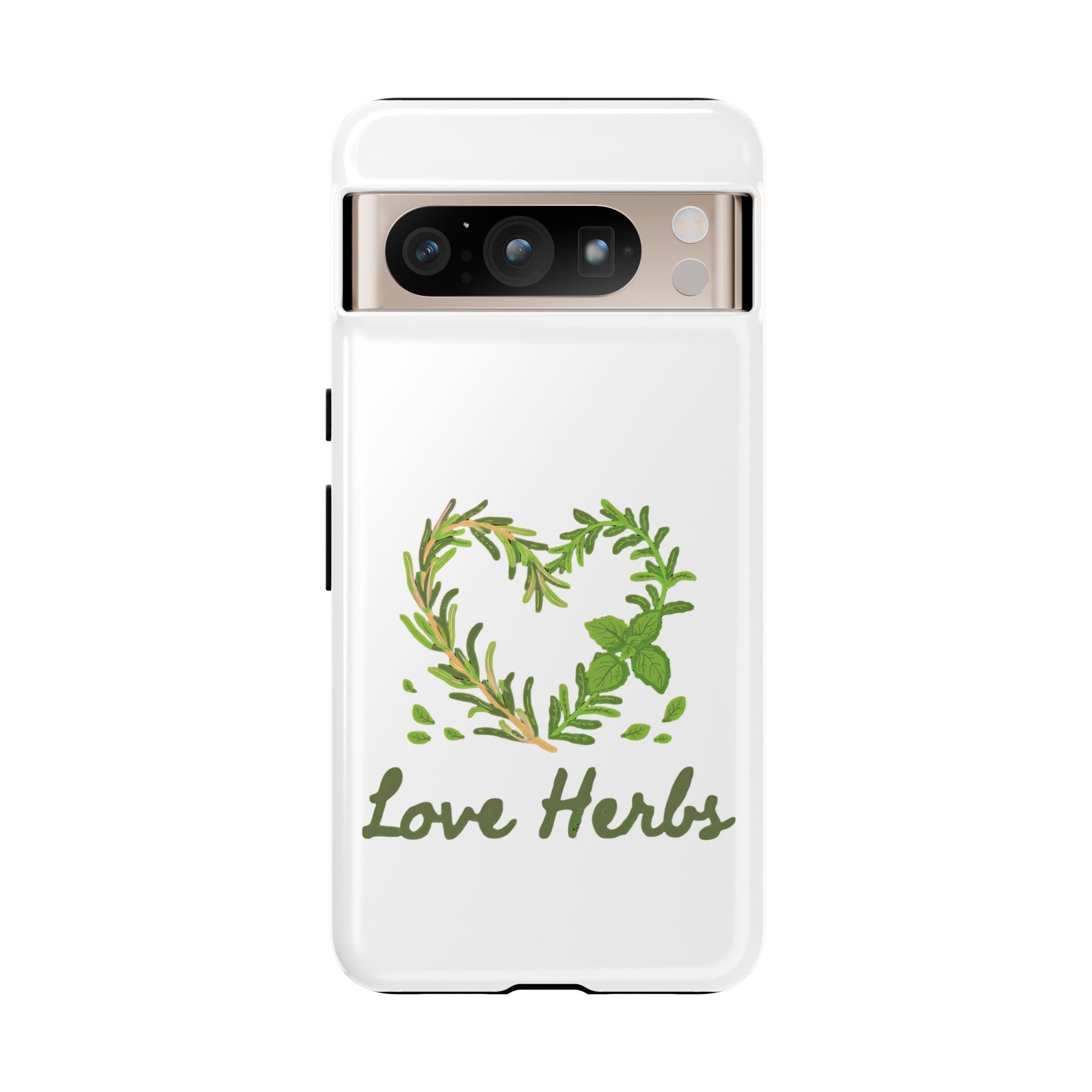 Herb Heart Phone Case - "Love Herbs" Botanical iPhone Cover