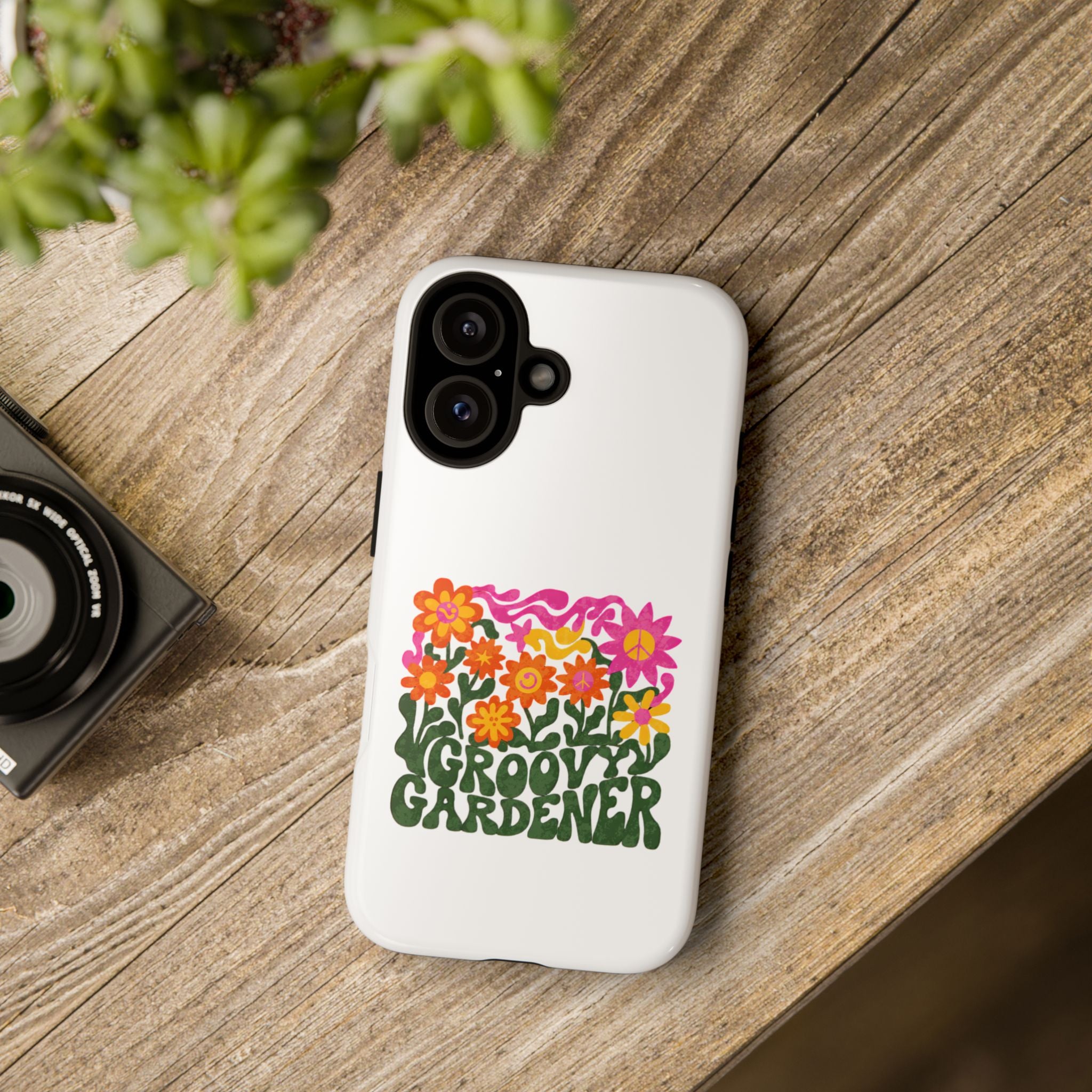 Groovy Gardener Phone Case - Retro Floral iPhone Cover
