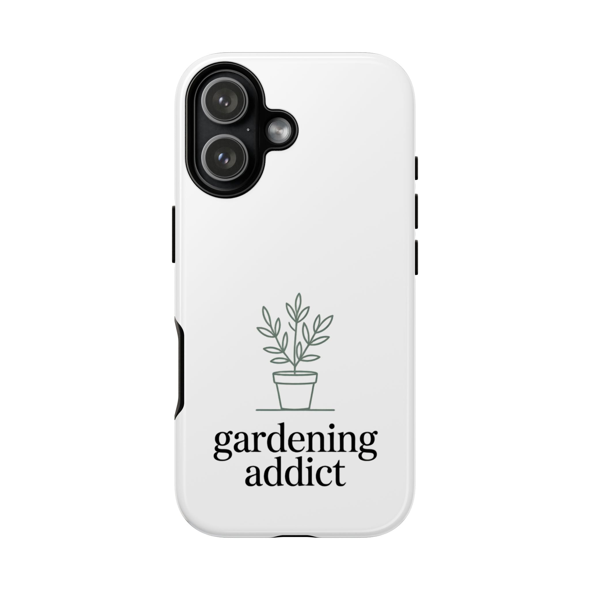Phone Case — 'gardening addict' Minimal Plant Design