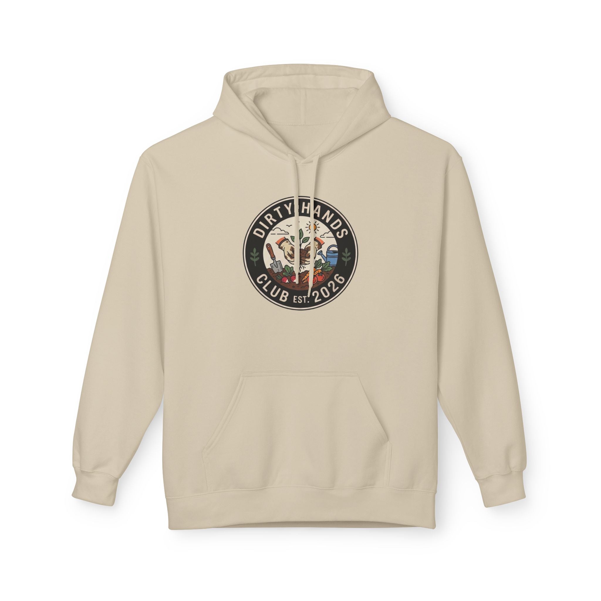 Dirty Hands Club Hoodie — Vintage Mechanic Logo Pullover