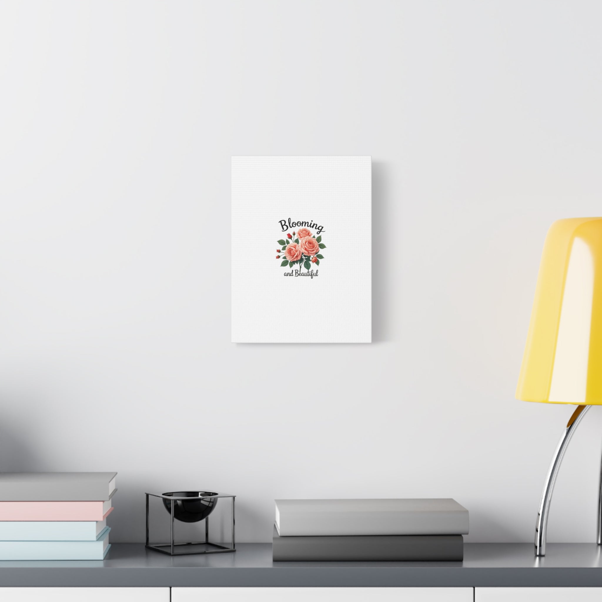 Blooming and Beautiful Rose Bouquet Canvas Wall Art