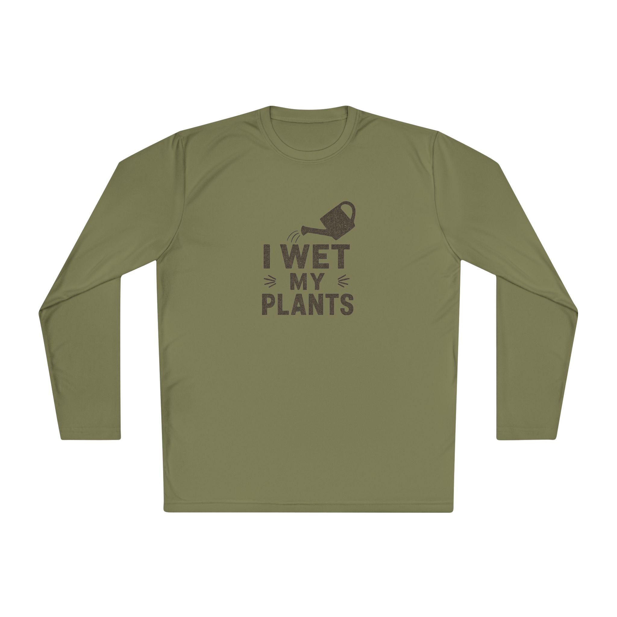 I Wet My Plants Long Sleeve Tee — Funny Plant Lover Gardening Shirt
