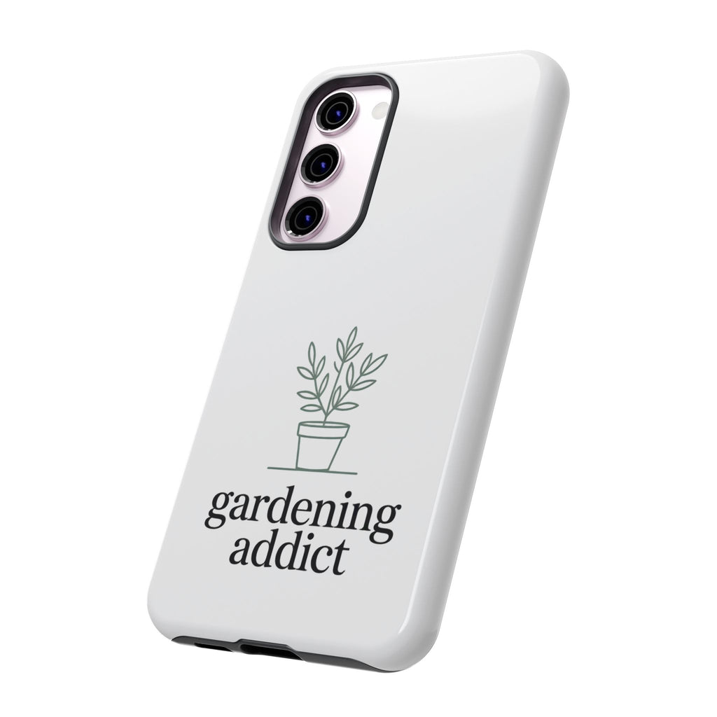 Phone Case — 'gardening addict' Minimal Plant Design
