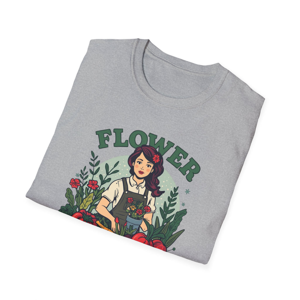 Flower Power T-Shirt — Retro Floral Graphic Tee