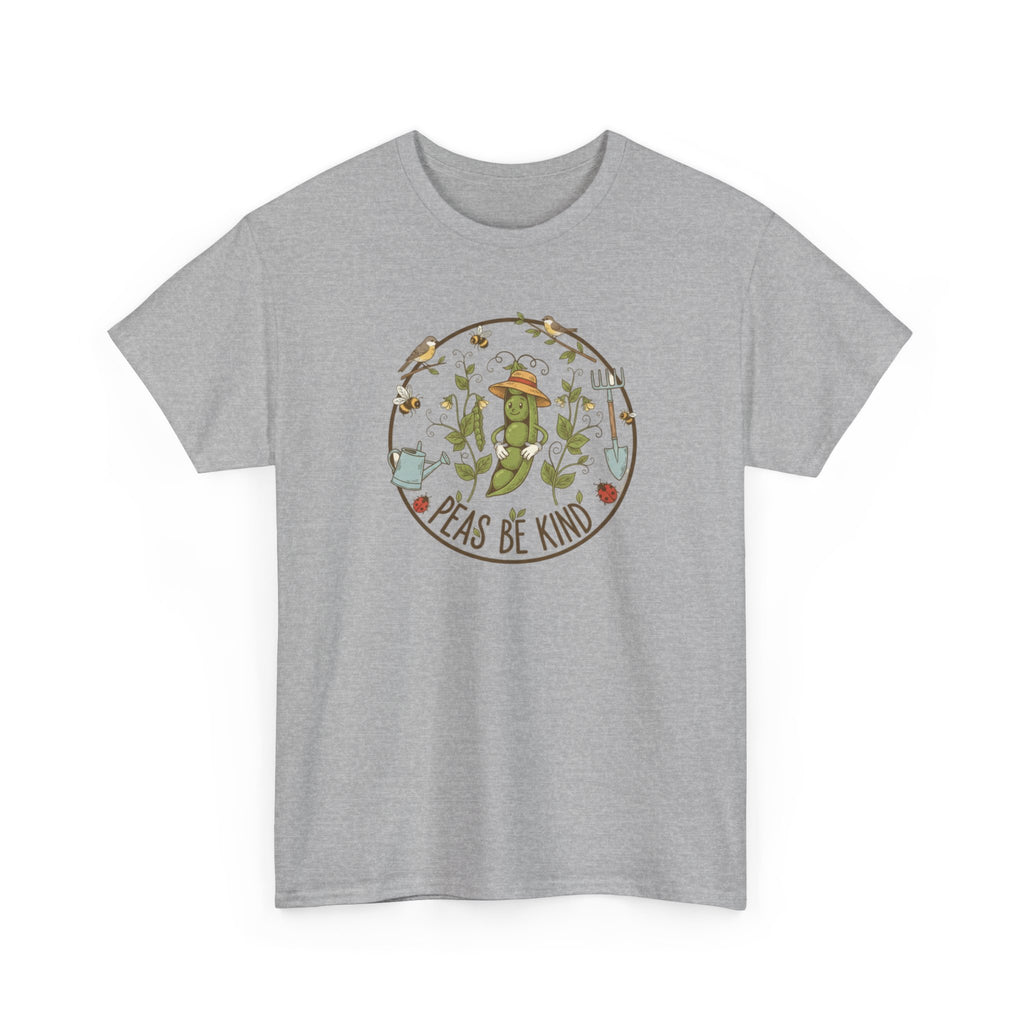 T-Shirt — "Peas Be Kind" Cute Garden Pea Illustration Tee