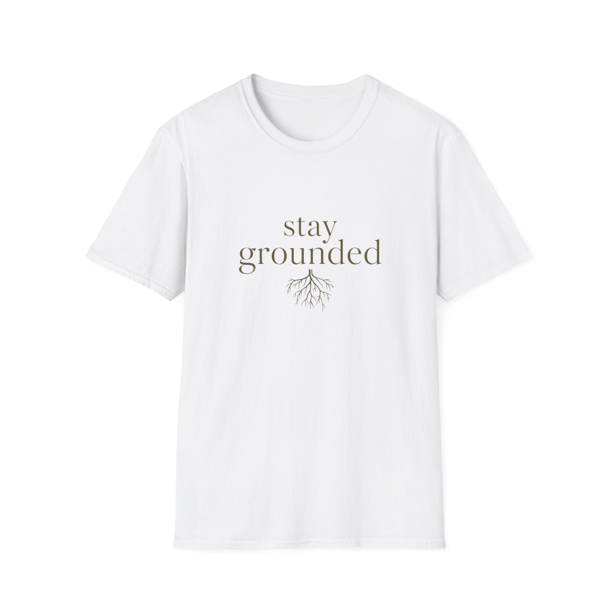 Stay Grounded Tee — Minimalist Rooted Graphic T-Shirt