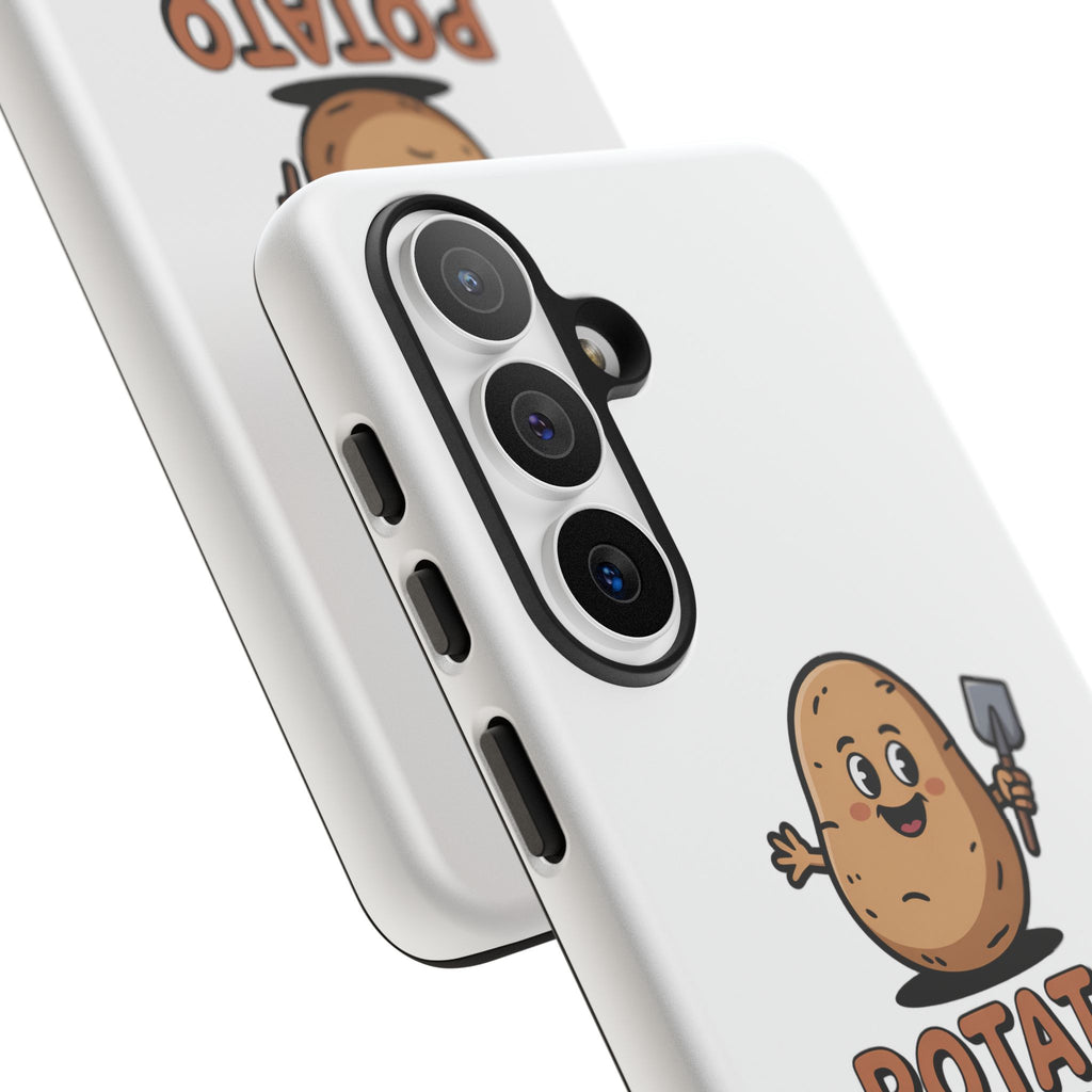 Phone Case — "Potato Digging Love" Cute Gardening Cartoon Protective Cover