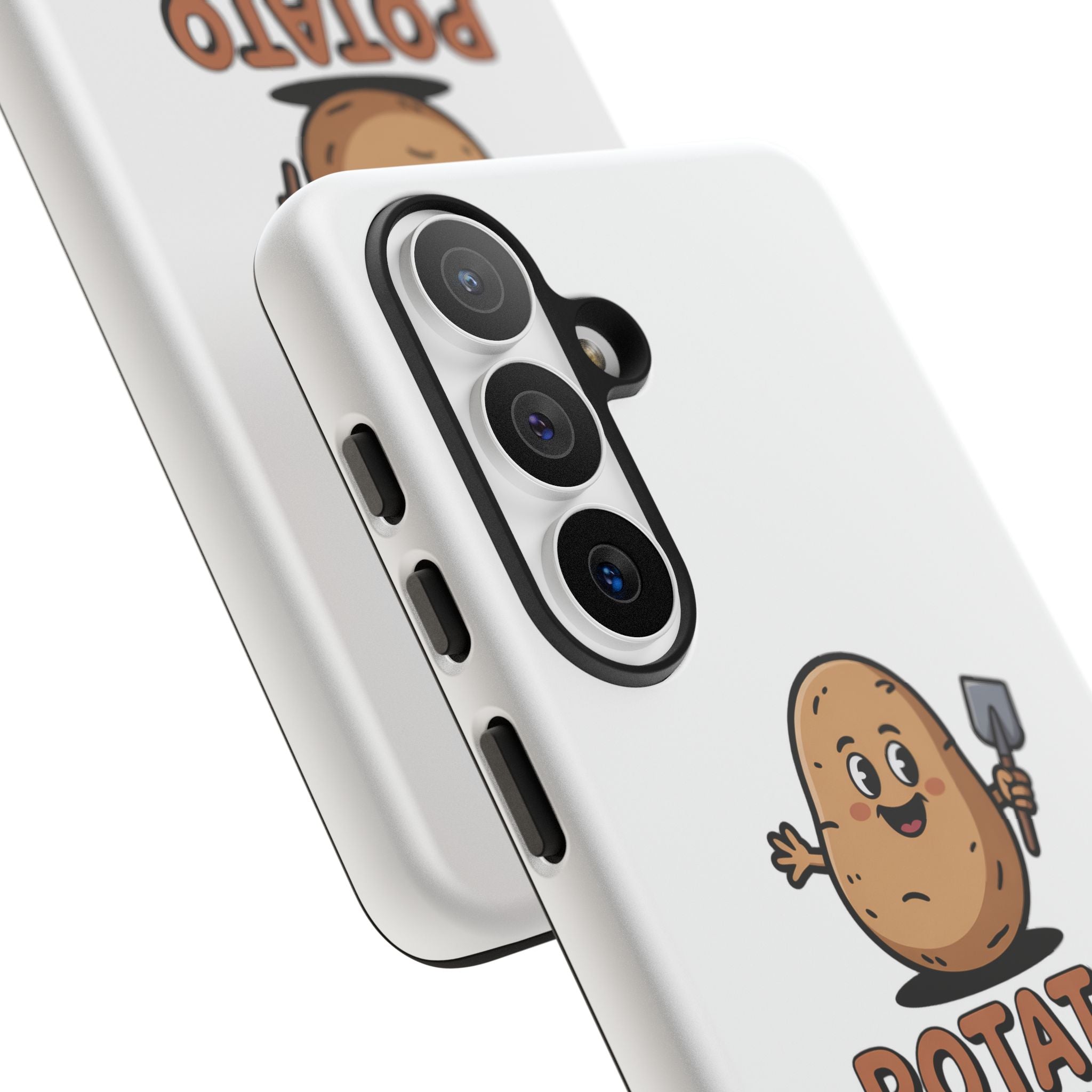 Phone Case — "Potato Digging Love" Cute Gardening Cartoon Protective Cover