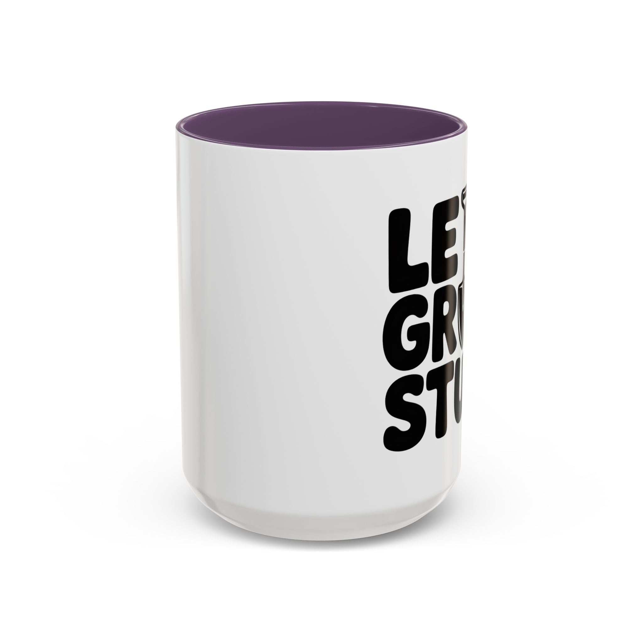 Let's Grow Stuff Coffee Mug — Gardening Mug with Shovel Graphic (11/15 oz)