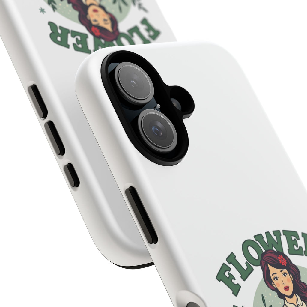 Phone Case - 'Flower Power' Retro Gardener Floral Protective Case