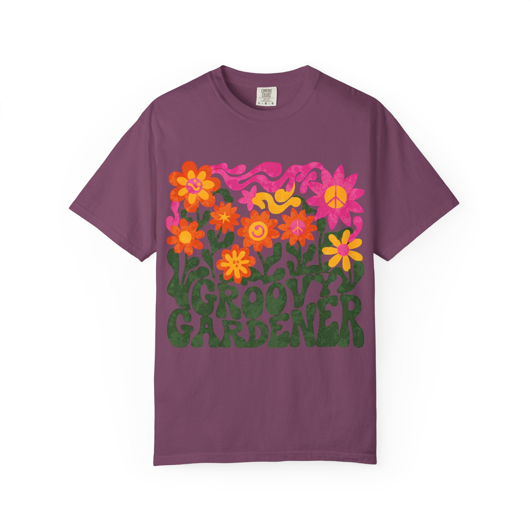 Groovy Gardener T-Shirt — Retro Flower Garden Graphic Tee