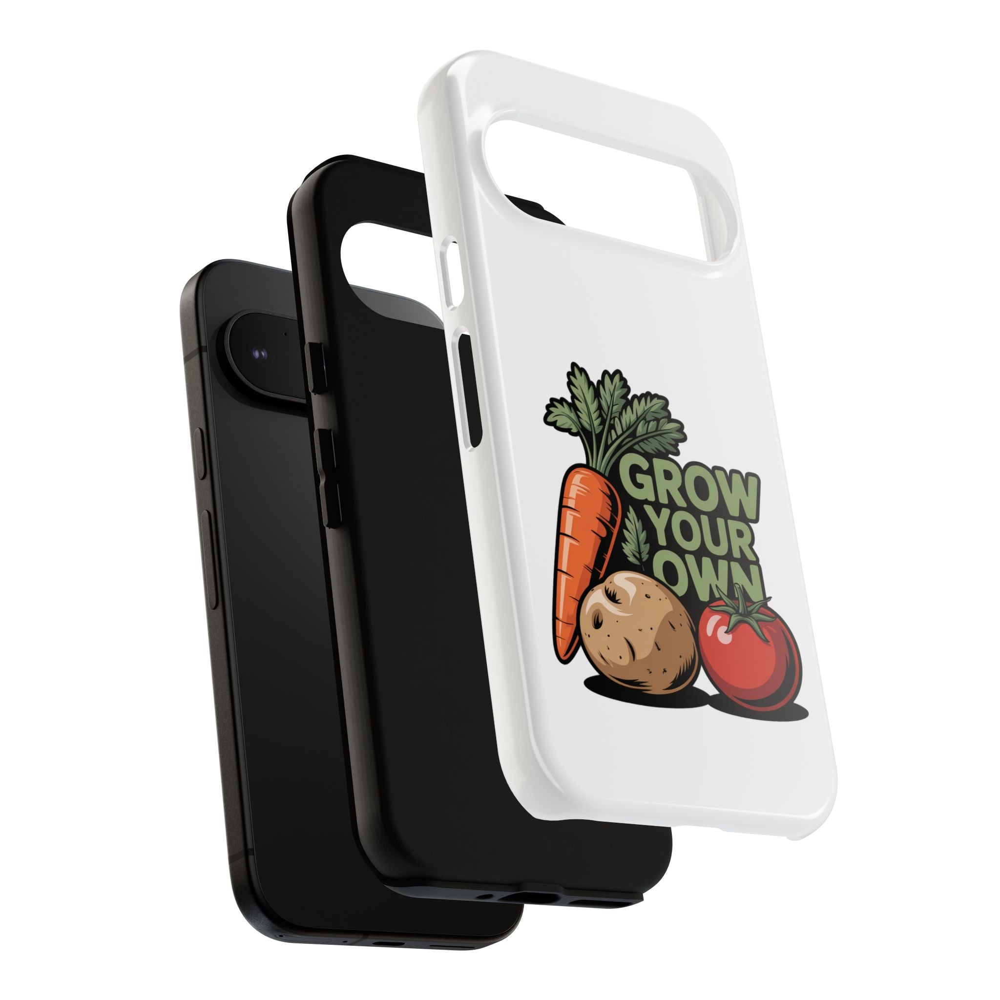 Grow Your Own Vegetables Phone Case — Gardening Carrot Potato Tomato Design