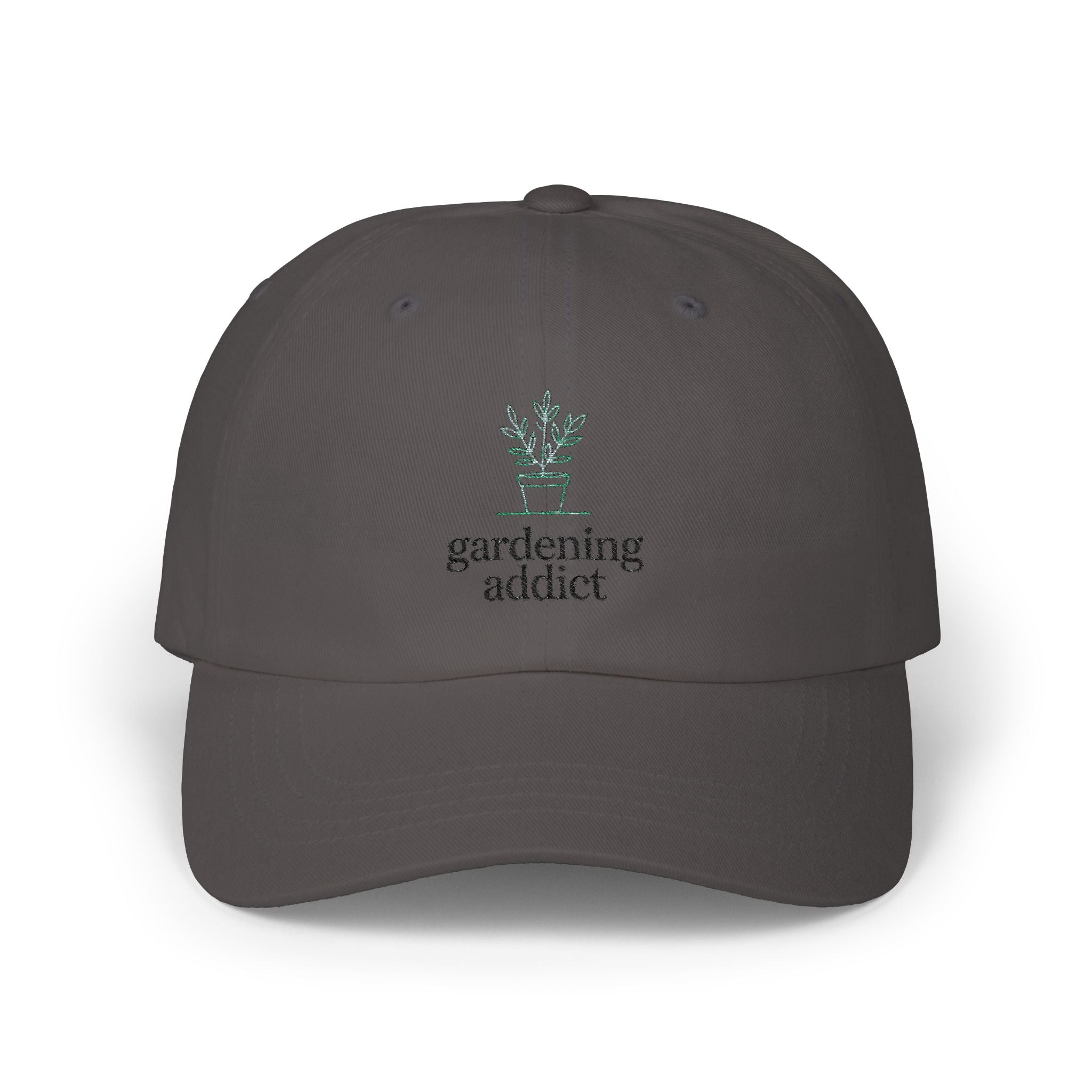 Gardening Addict Cap — Embroidered Plant Pot Hat for Garden Lovers