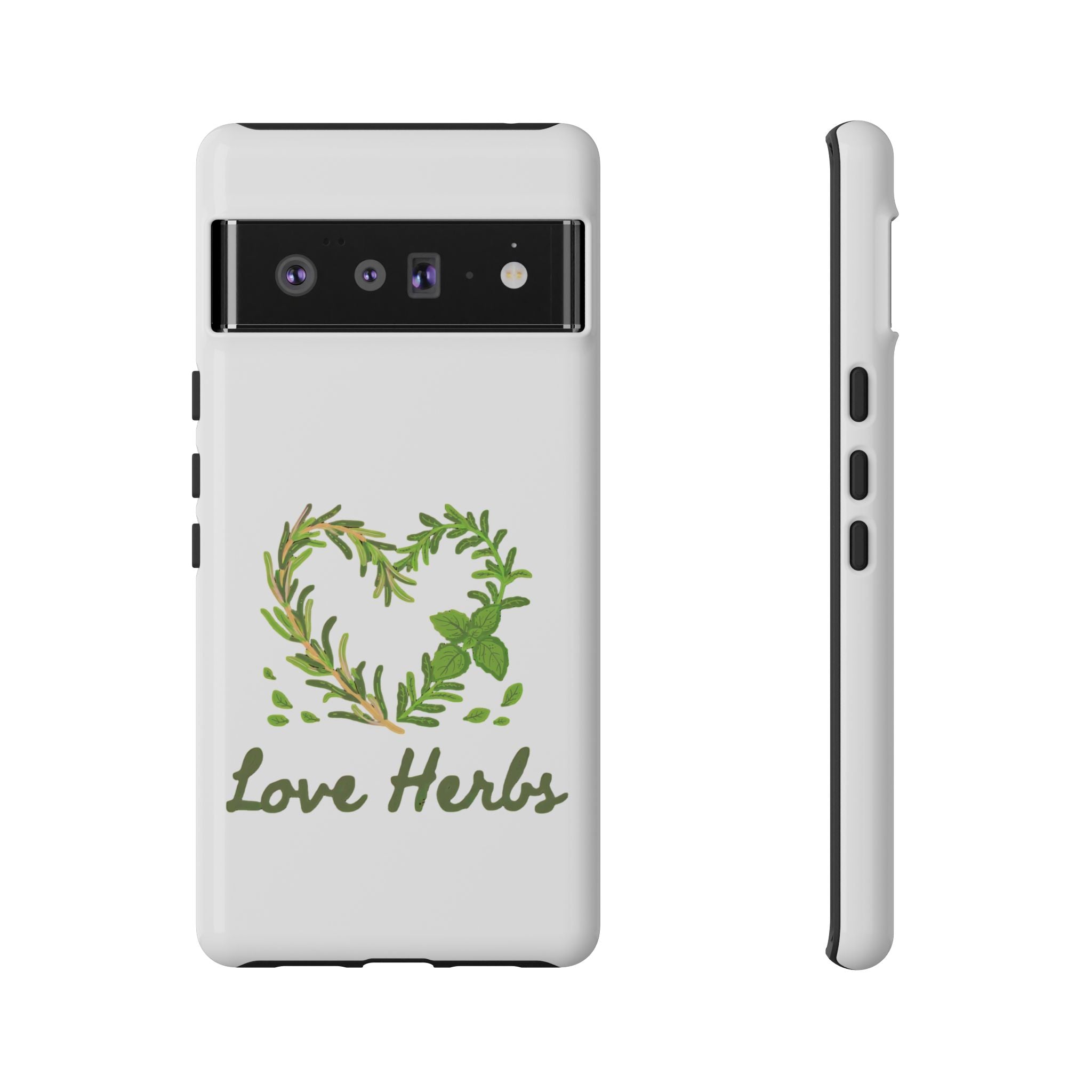 Herb Heart Phone Case - "Love Herbs" Botanical iPhone Cover