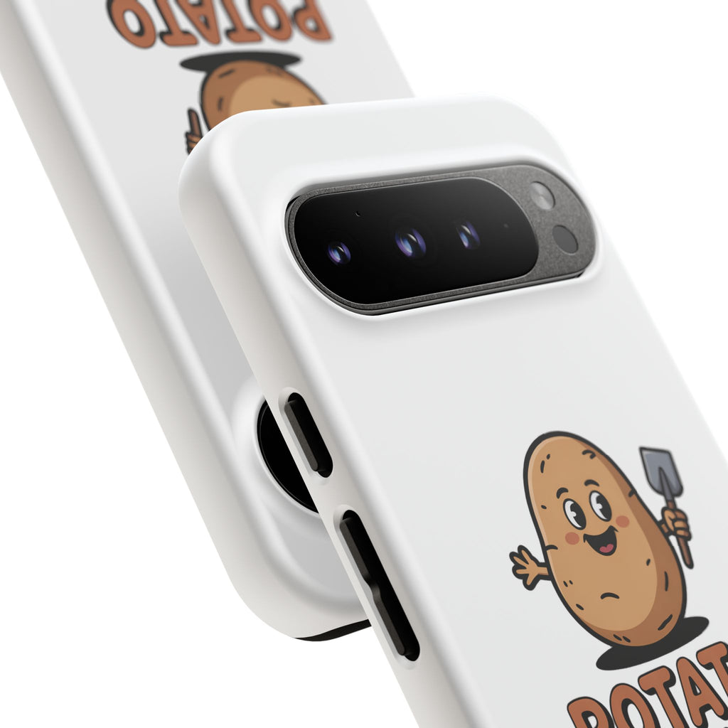Phone Case — "Potato Digging Love" Cute Gardening Cartoon Protective Cover