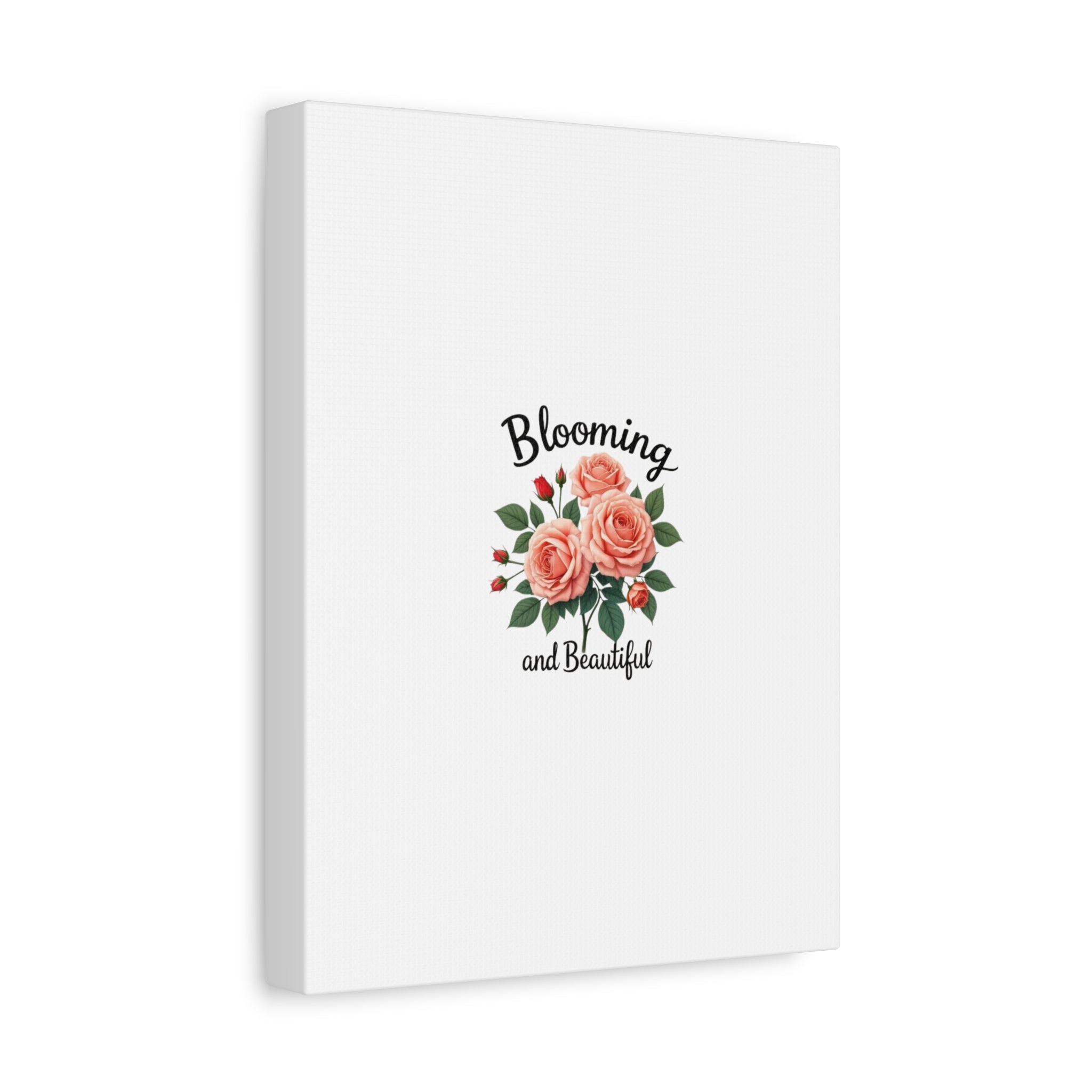 Blooming and Beautiful Rose Bouquet Canvas Wall Art