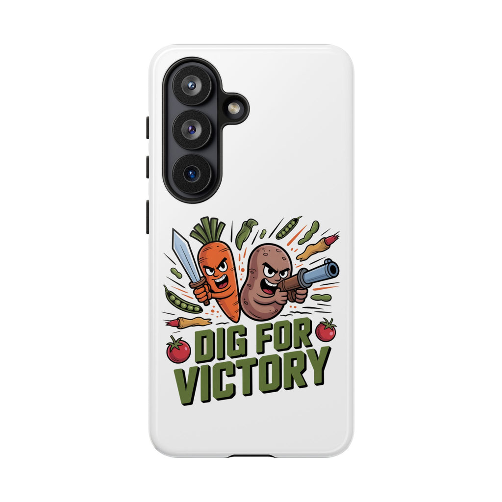 Phone Case — 'Dig For Victory' Veggie Combat Garden Design