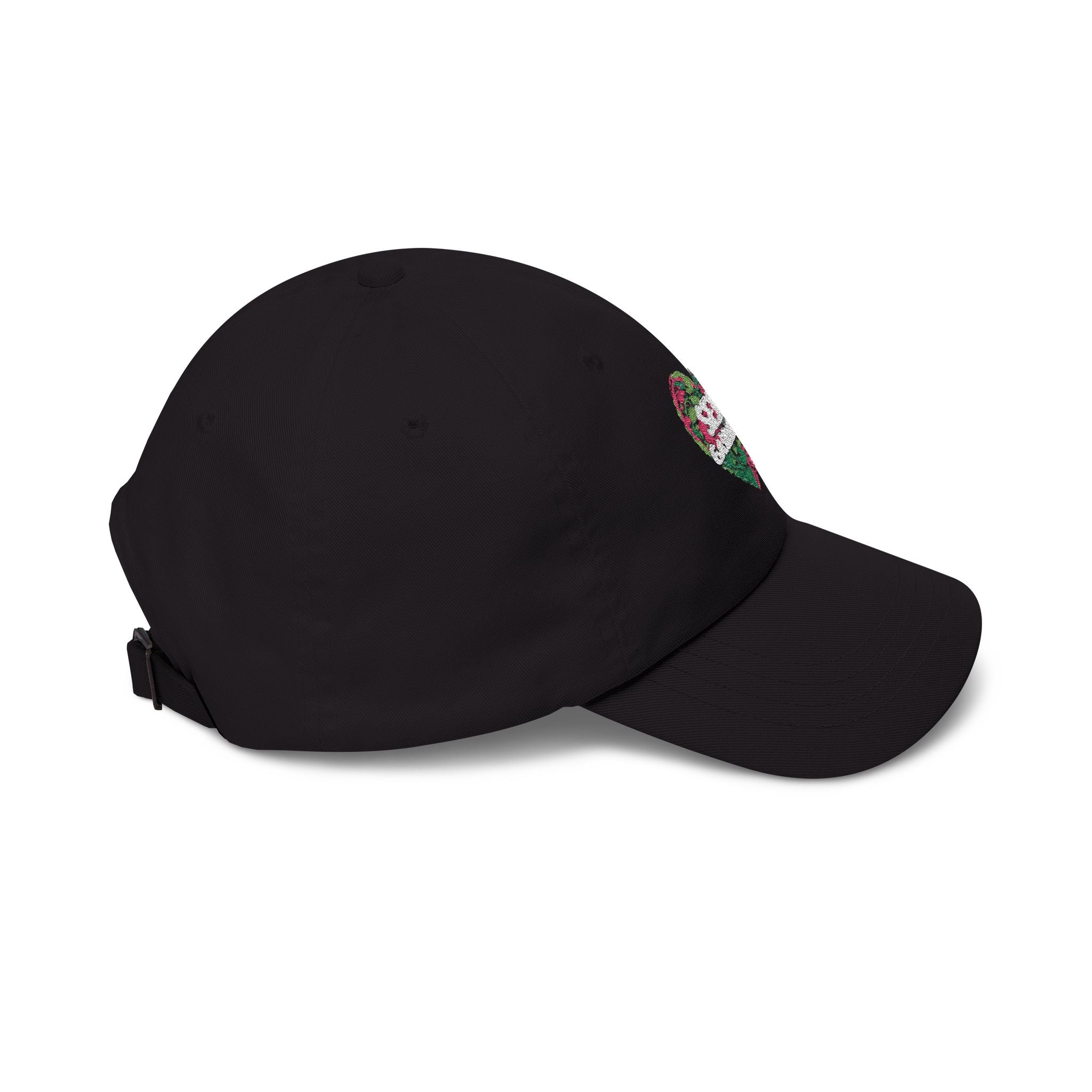 Classic Dad Cap — "Sexy Gardener" Floral Heart Embroidered Hat