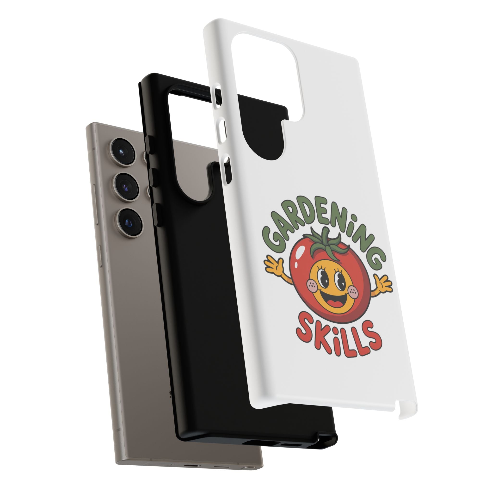 Gardening Skills Phone Case — Cute Tomato Plant Lover Protective Cover