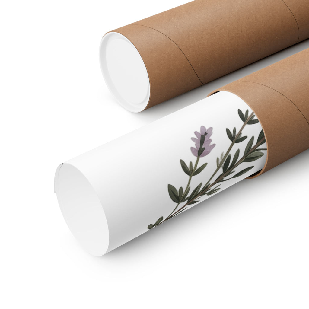 Thyme to Relax Botanical Poster — Calming Kitchen or Spa Wall Art