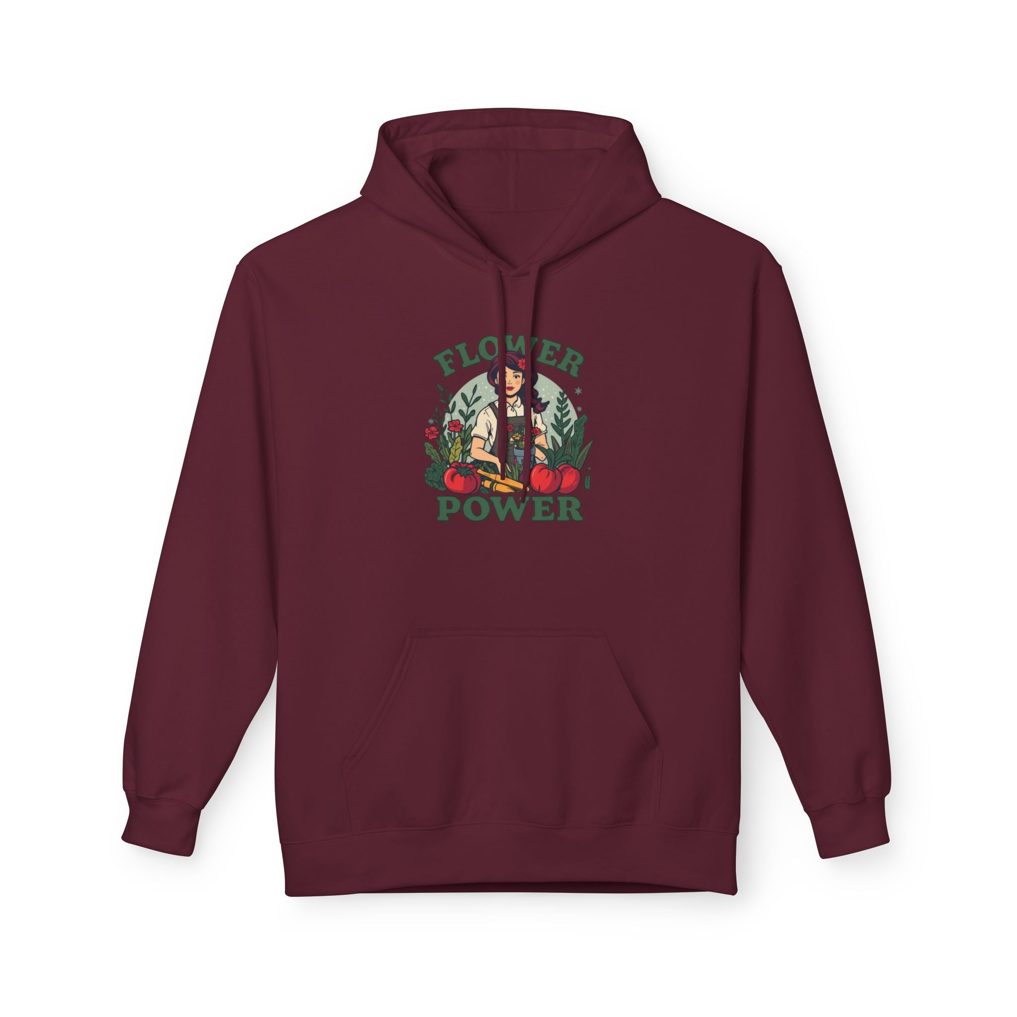 Flower Power Hoodie — Retro Floral Graphic Pullover