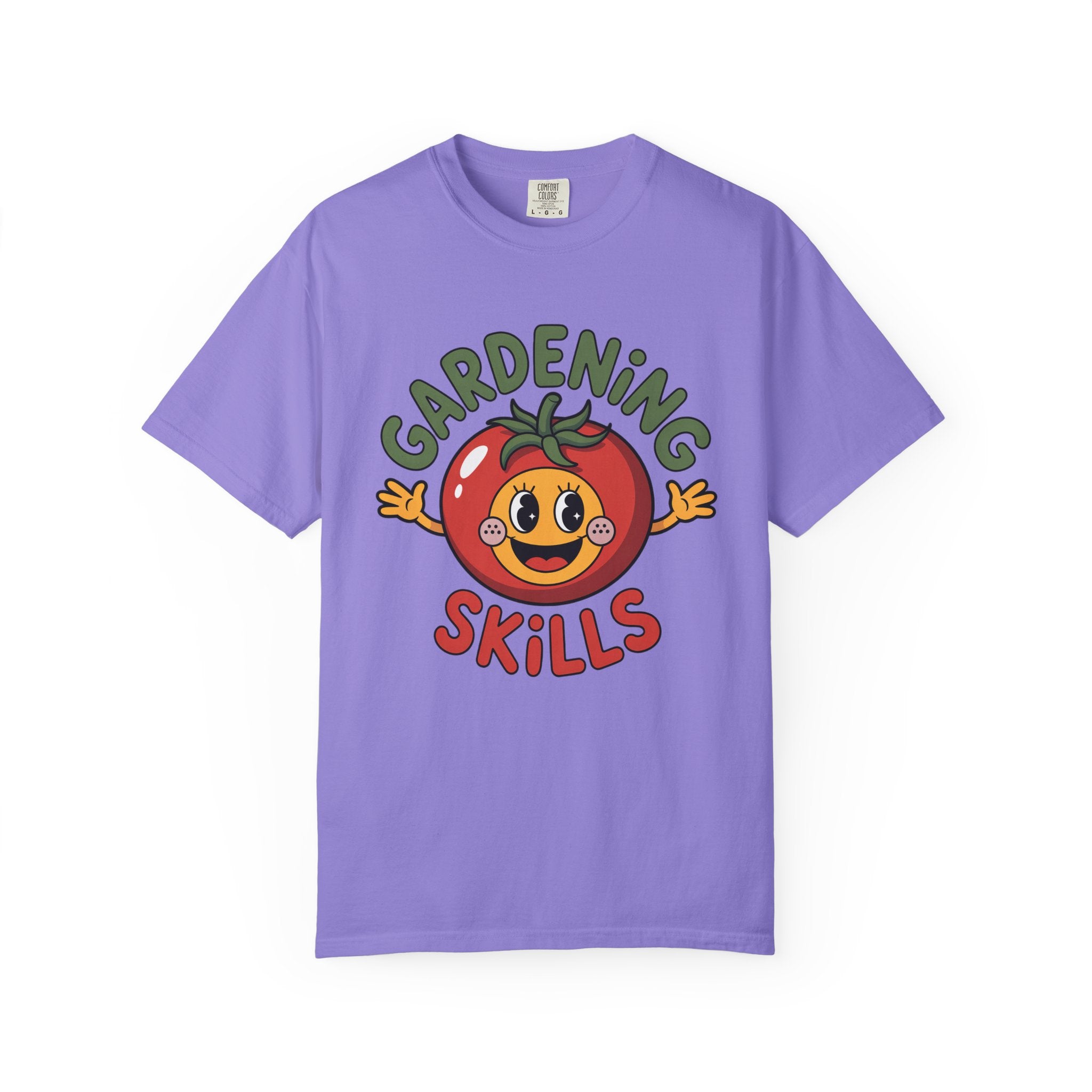 Gardening Skills T-Shirt — Cute Tomato Garden Graphic Tee for Plant Lovers