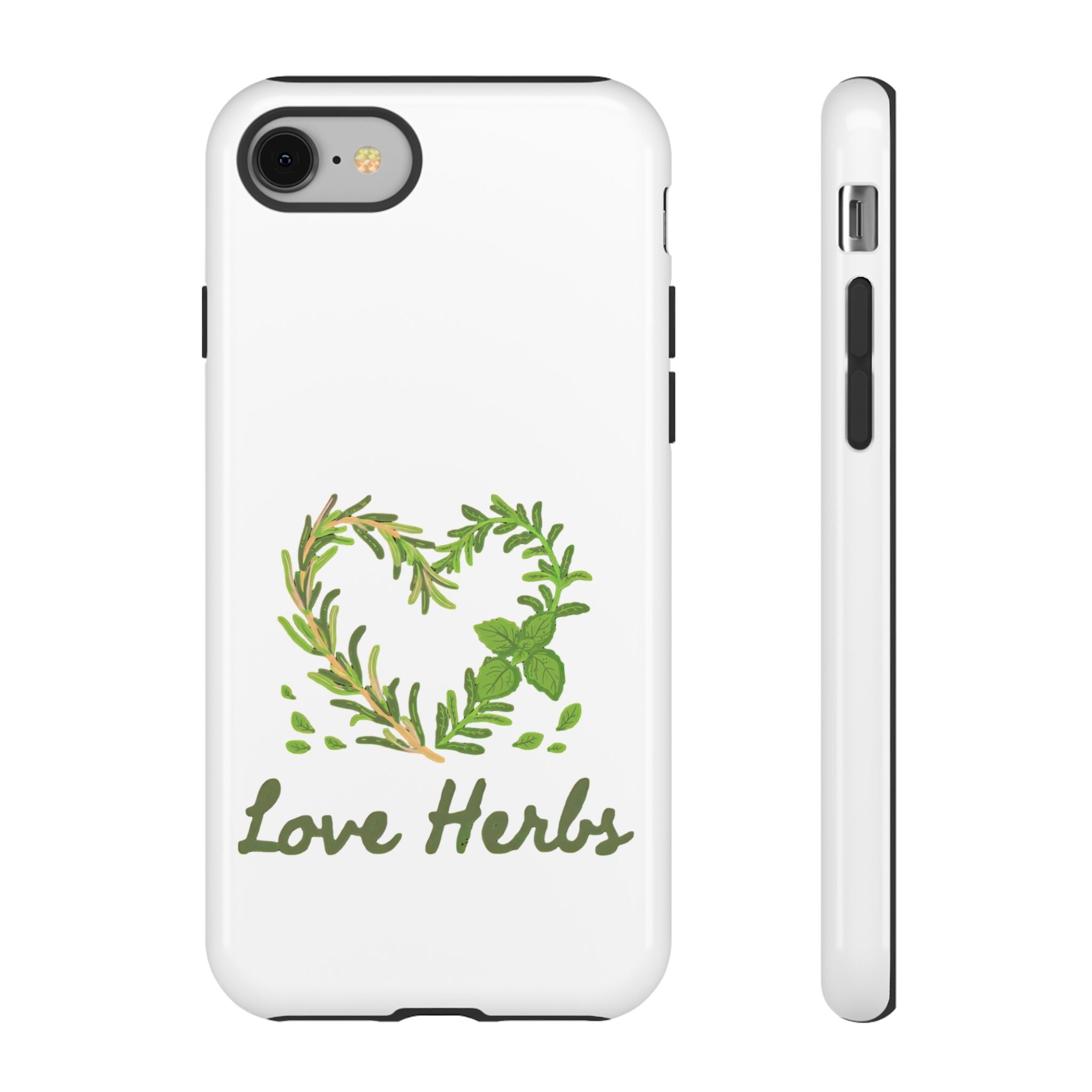 Herb Heart Phone Case - "Love Herbs" Botanical iPhone Cover