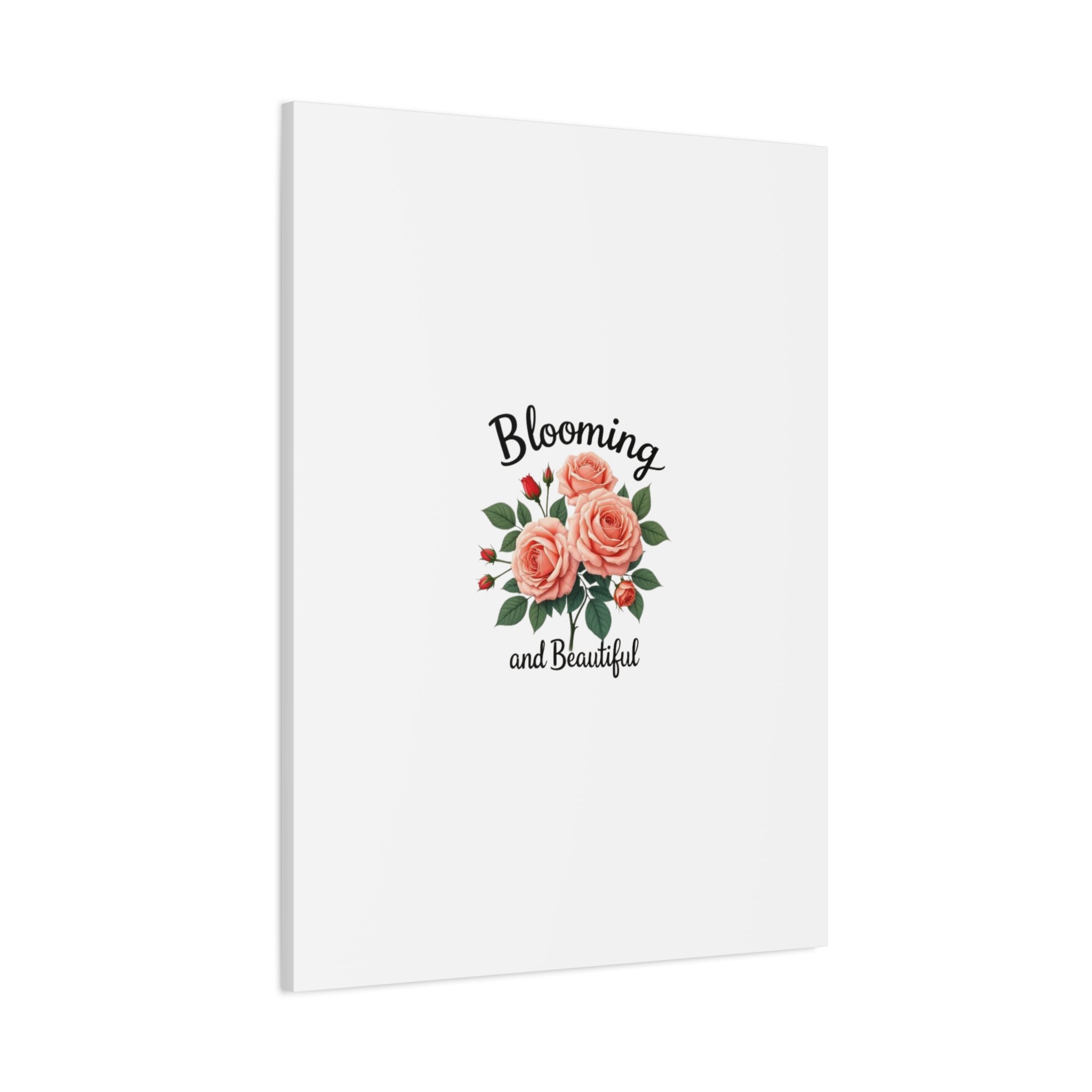 Blooming and Beautiful Rose Bouquet Canvas Wall Art