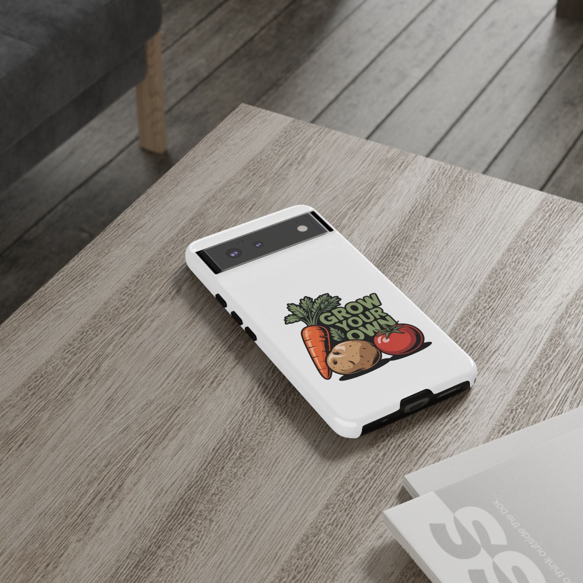 Grow Your Own Vegetables Phone Case — Gardening Carrot Potato Tomato Design