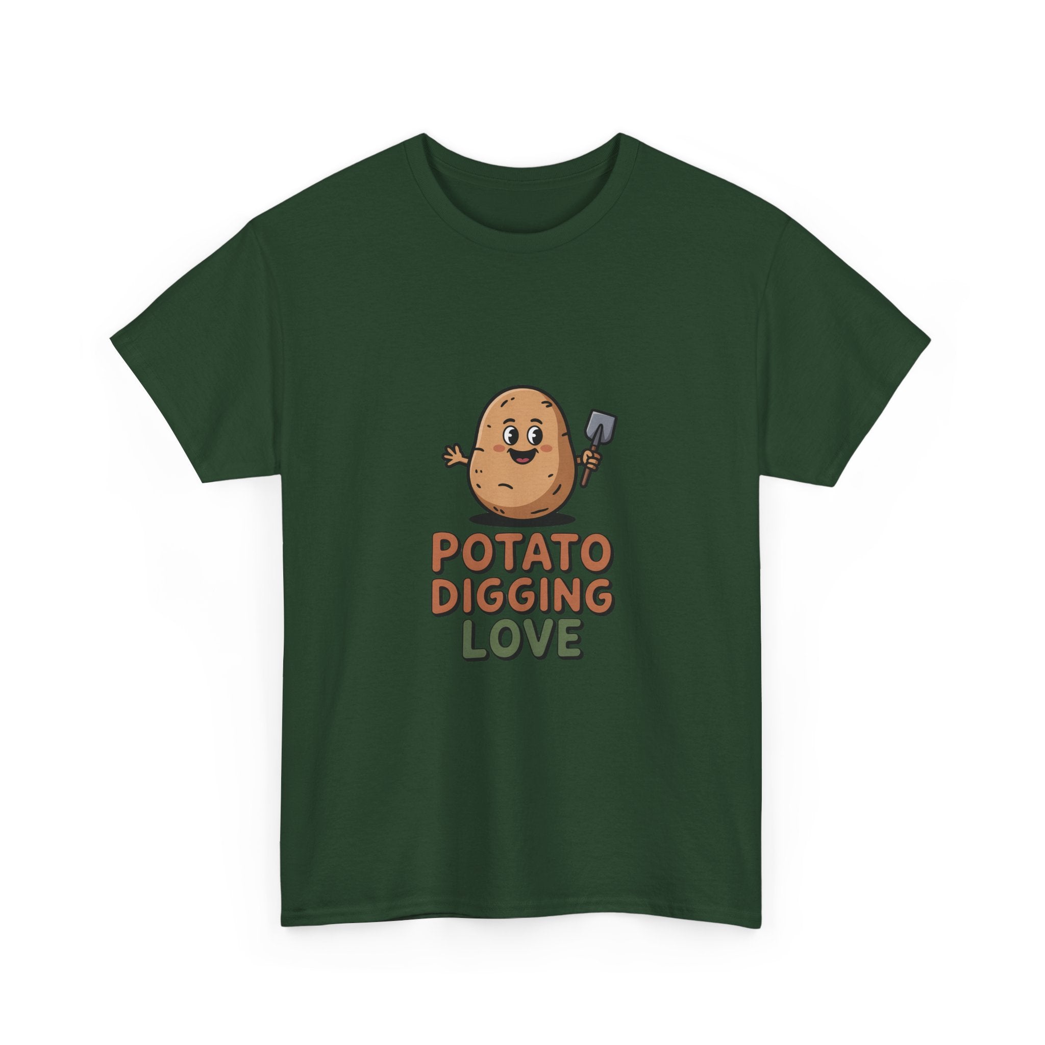 T-Shirt — "Potato Digging Love" Cute Gardening Veggie Tee