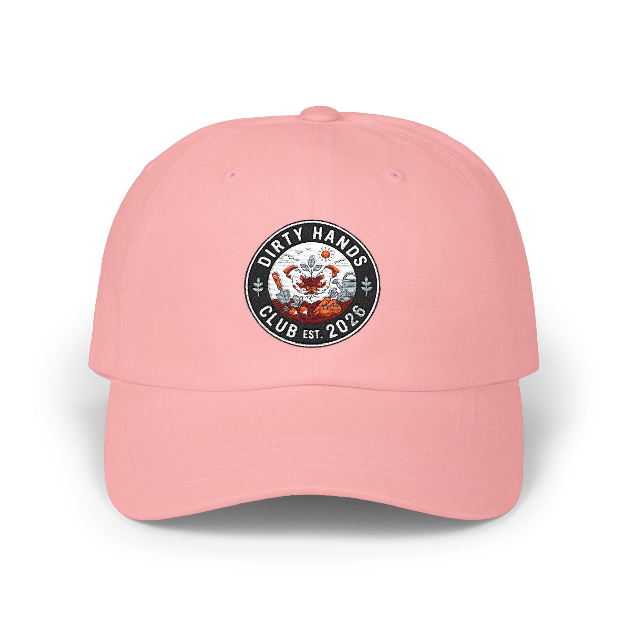 Dirty Hands Club Dad Cap — Vintage Logo Embroidered Hat