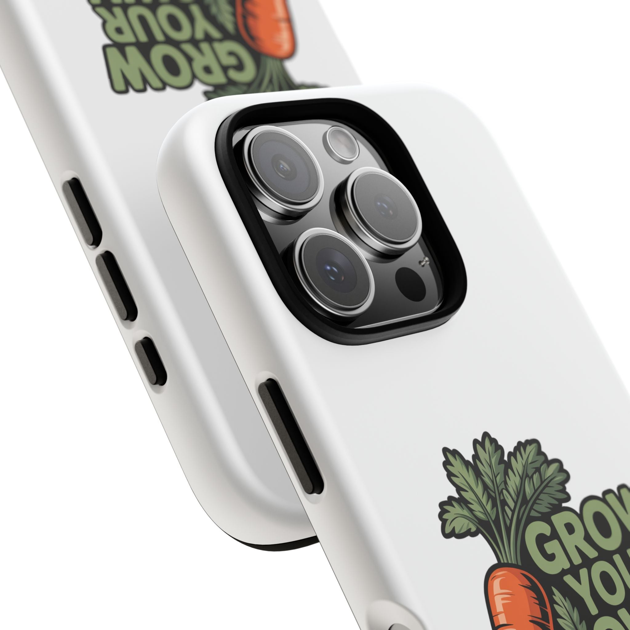 Grow Your Own Vegetables Phone Case — Gardening Carrot Potato Tomato Design