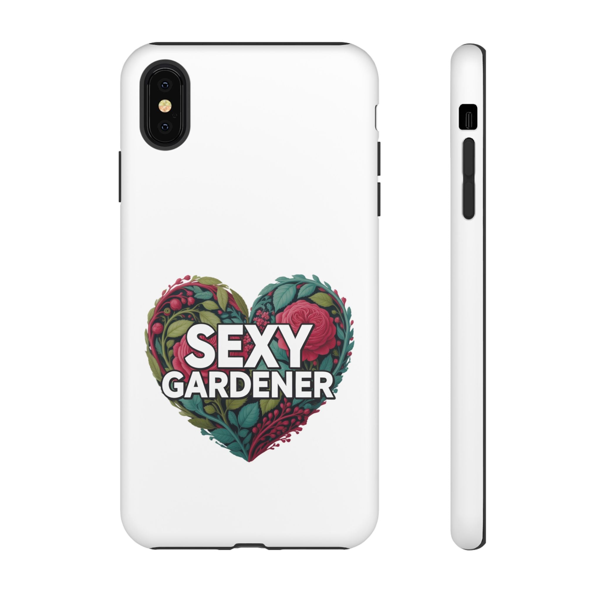 Sexy Gardener Phone Case — Floral Heart Garden Lover Tough Case