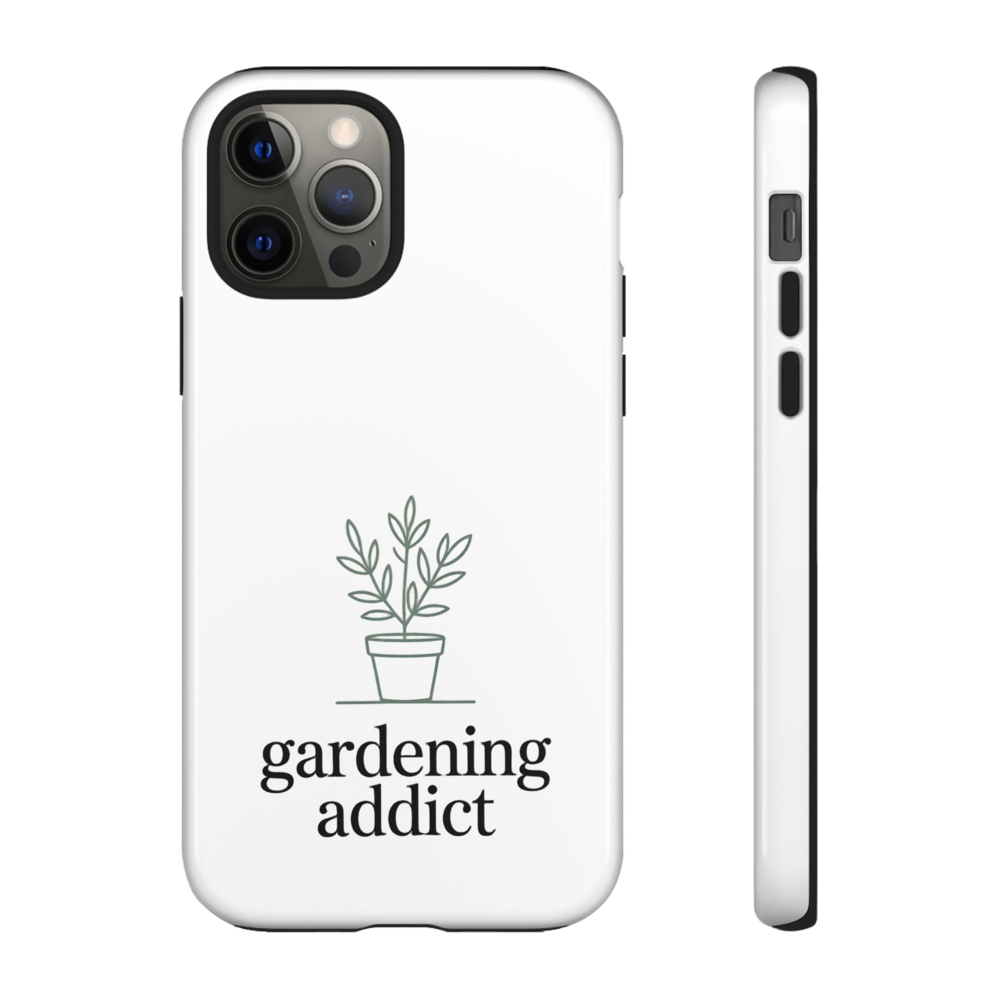 Phone Case — 'gardening addict' Minimal Plant Design