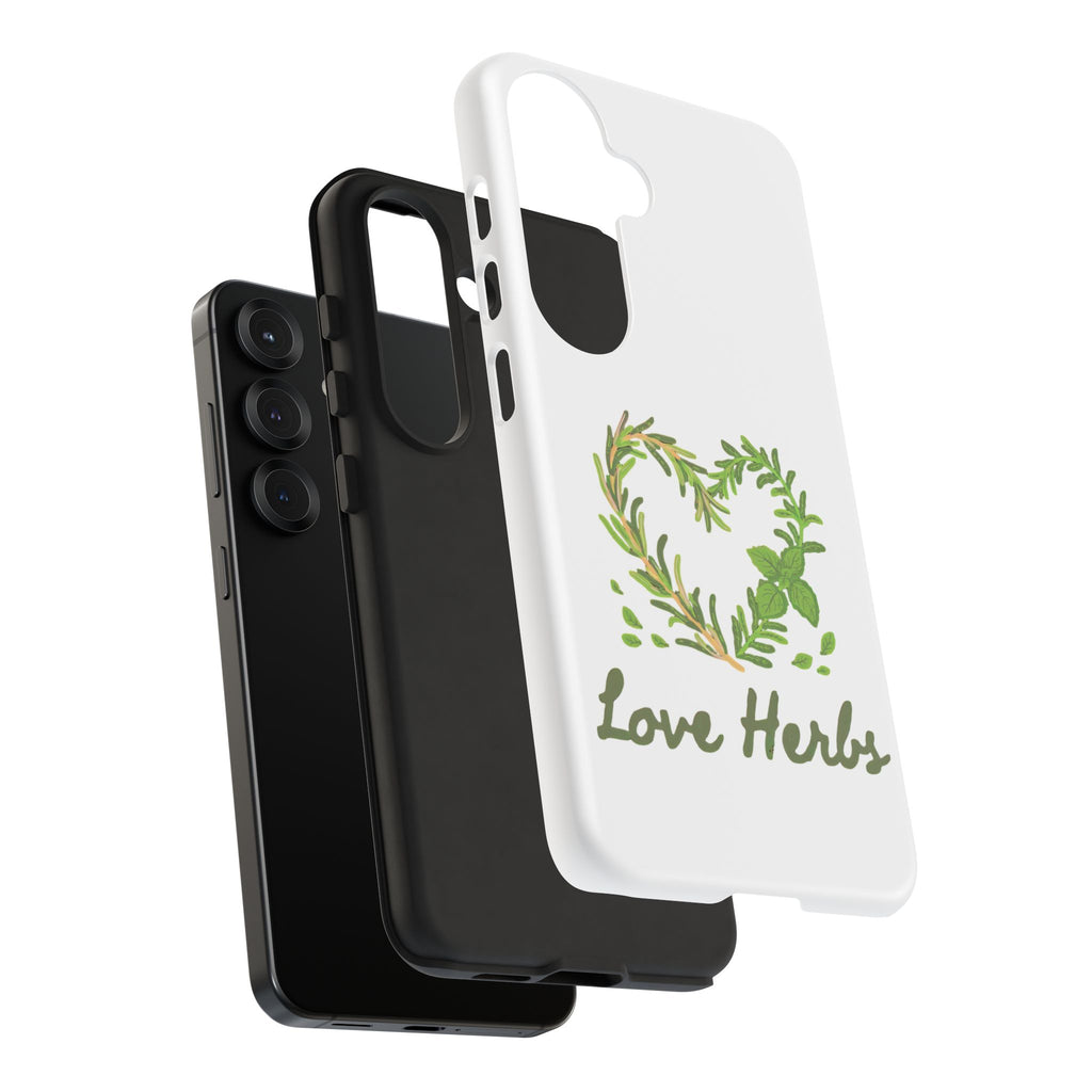 Herb Heart Phone Case - "Love Herbs" Botanical iPhone Cover