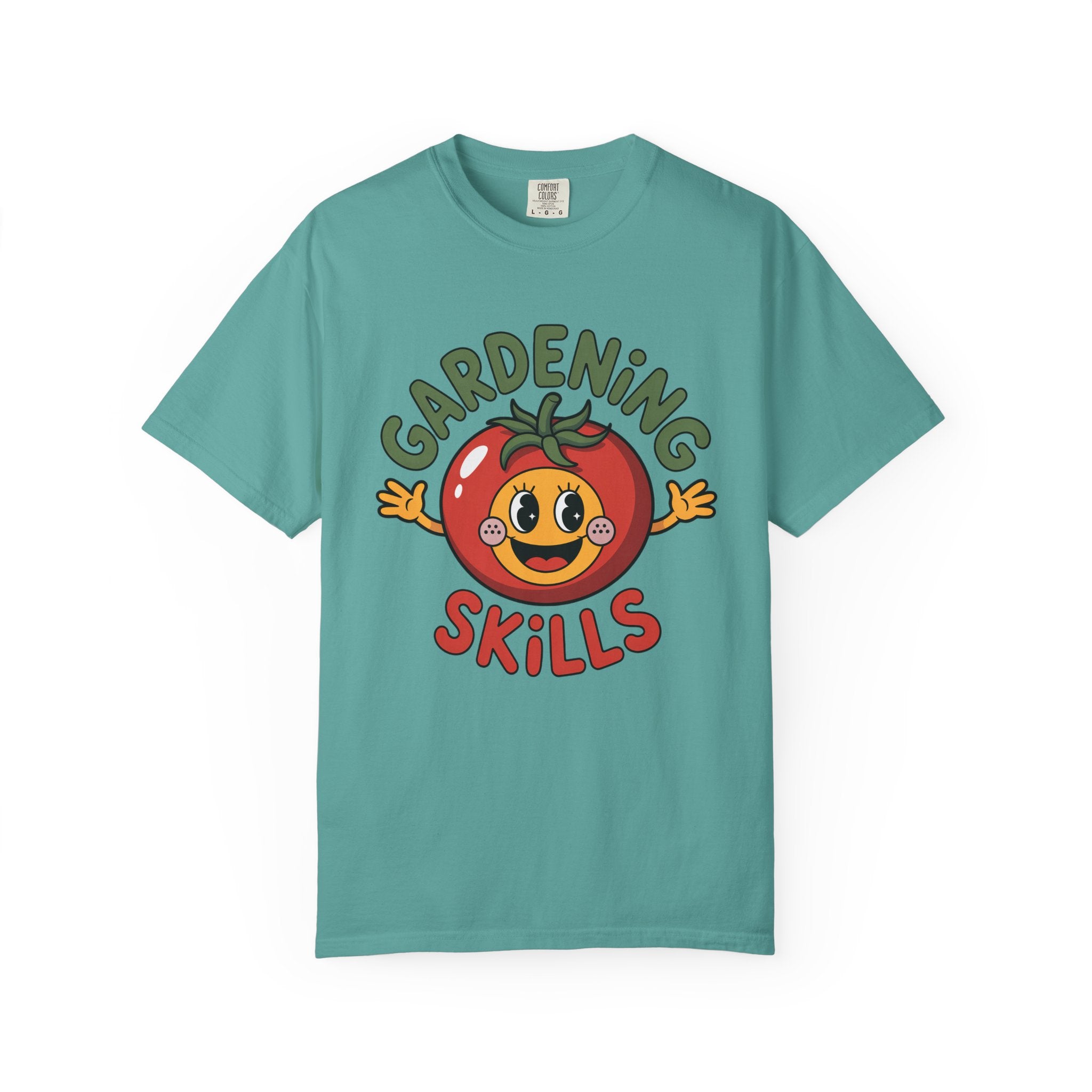Gardening Skills T-Shirt — Cute Tomato Garden Graphic Tee for Plant Lovers