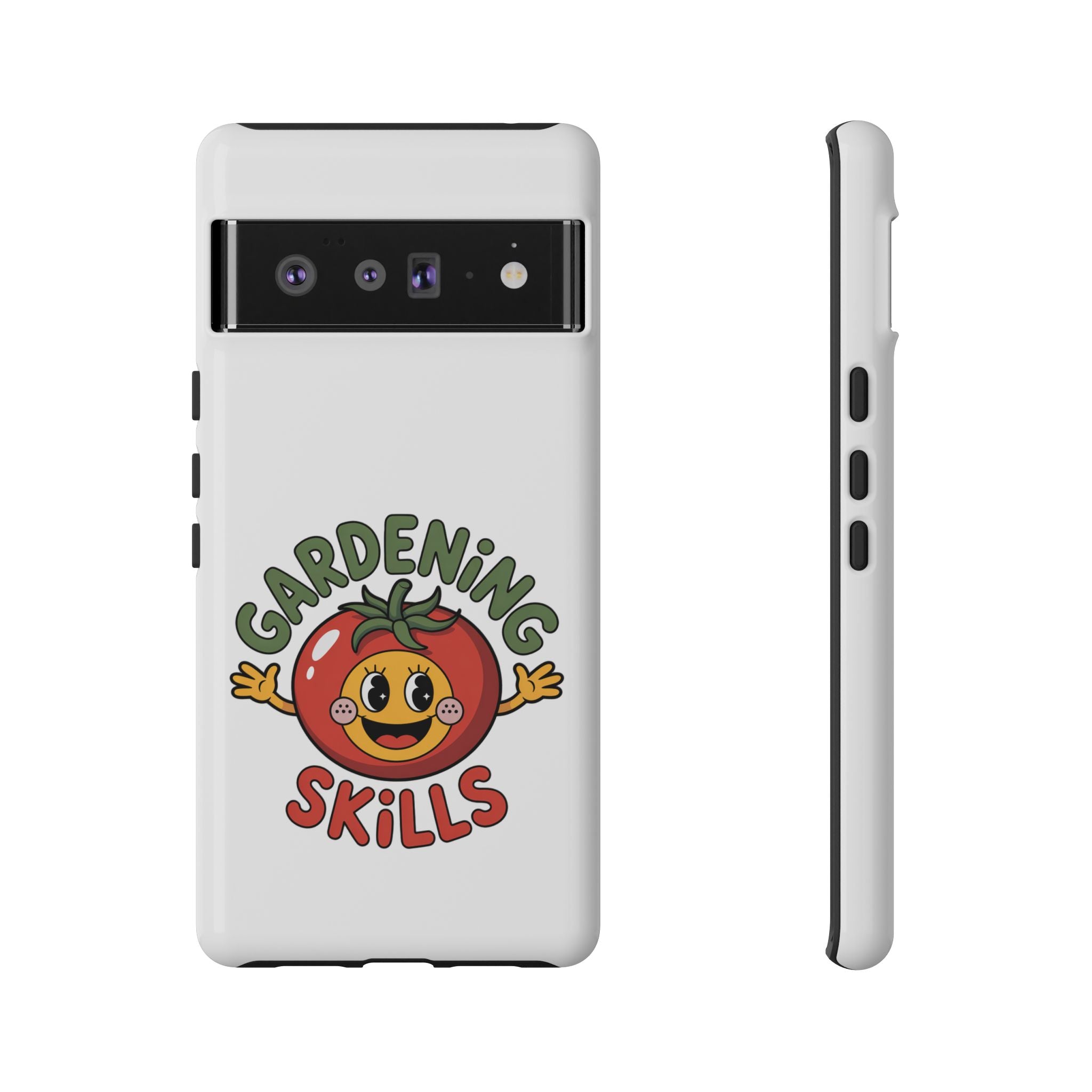 Gardening Skills Phone Case — Cute Tomato Plant Lover Protective Cover