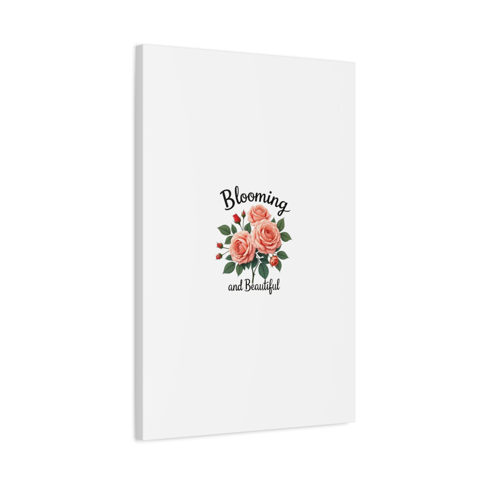 Blooming and Beautiful Rose Bouquet Canvas Wall Art